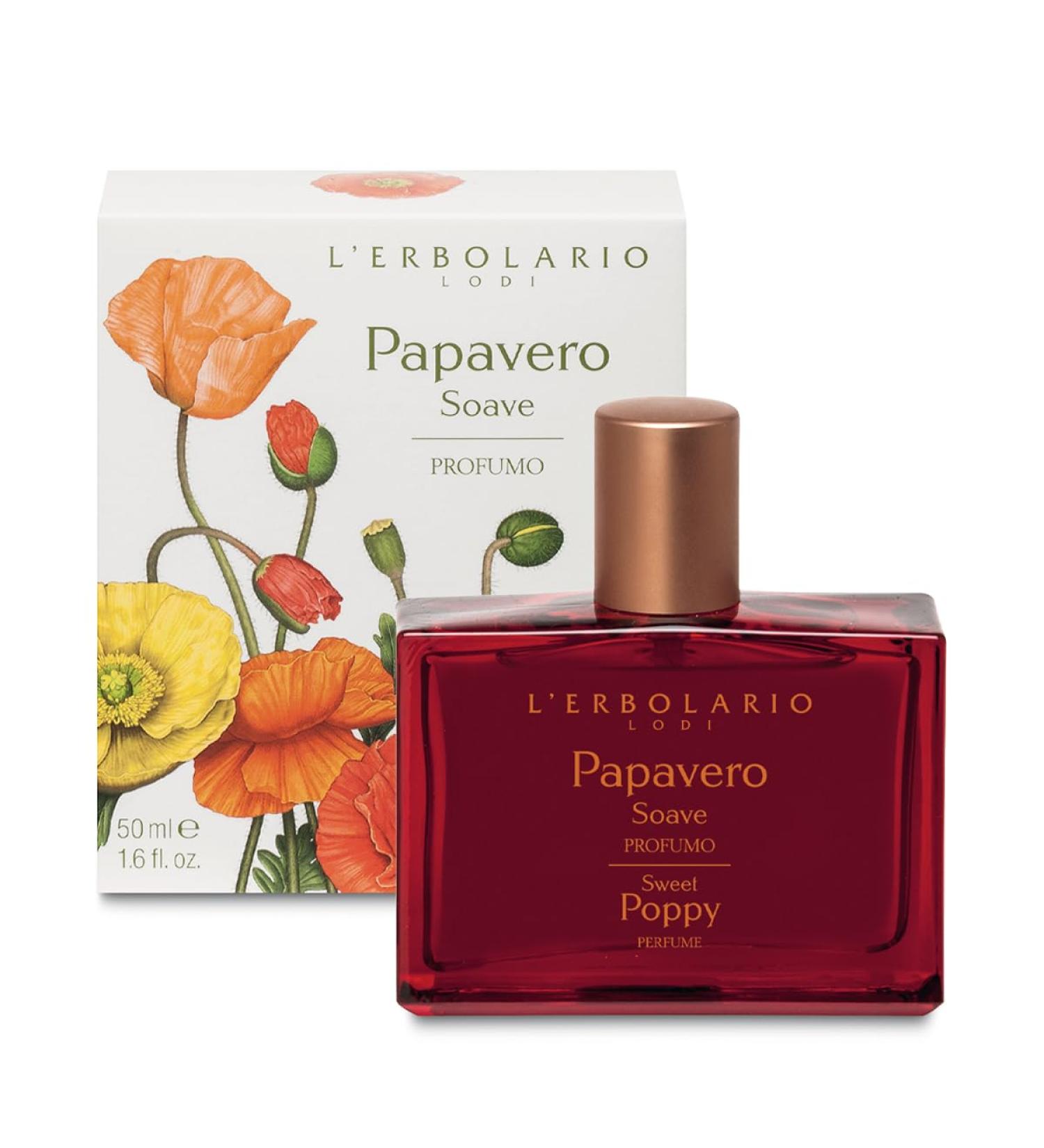 L'Erbolario Sweet Poppy - Notes Of Mandarin Orange Red Poppy And Amber - Floral Fragrance For Women - Evanescent Sweet Scent - Evokes Romance And Mystery - Long Lasting - 1.6 Oz EDP Spray Sweet Poppy 1.6 Ounce (Pack of 1) - Buy Online on GoSupps.com