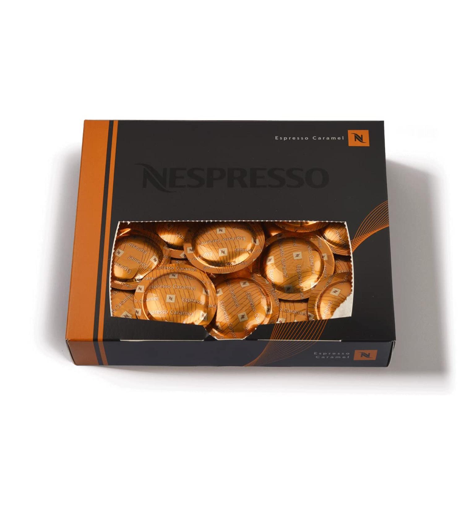 Nespresso Pro Capsules Pads 50x Espresso Caramel Original for Nespresso Pro systems Caramel 50 pieces pack of 1