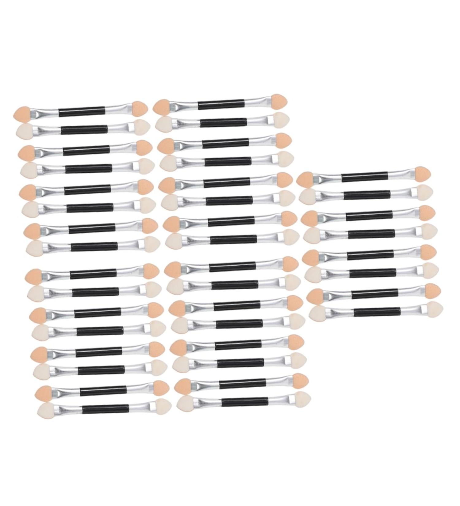 Housoutil 40pcs Latex Eye Shadow Stick Eyeshadow Double Sided Makeup Brush Cosmetic Brush Kit Suite - Buy Online on GoSupps.com