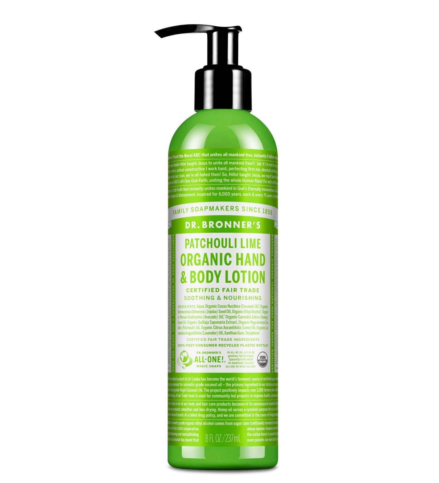Dr. Bronner's Sun Dog's Organic Lotion Patchouli Lime -- 8 fl oz by Dr. Bronner's