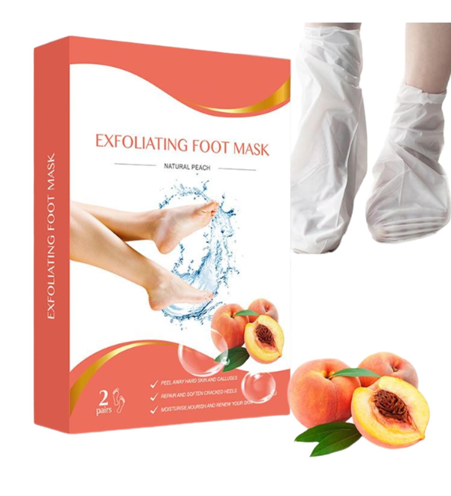 Mascarill Lot de 2 paires de chaussettes exfoliantes pour enlever les callosit s | Traitement de la peau morte et des talons fissur s | Hydratation profonde douceur b b spa maison - Buy Online on GoSupps.com