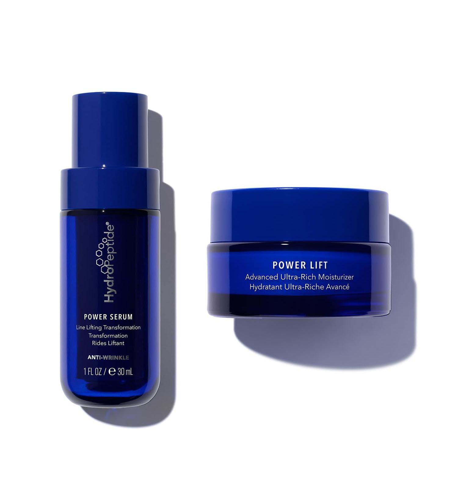 HydroPeptide Power Serum and Power Lift Ultra-Rich Moisturizer Bundle (1 Ounce each) - Buy Online on GoSupps.com