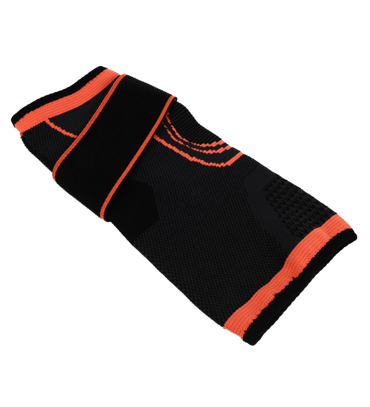 Milisten Elbow Protector Compression Sleeve - Elbow Guard Pads for Arm Support (Orange) | International Shipping Available - Buy Online on GoSupps.com