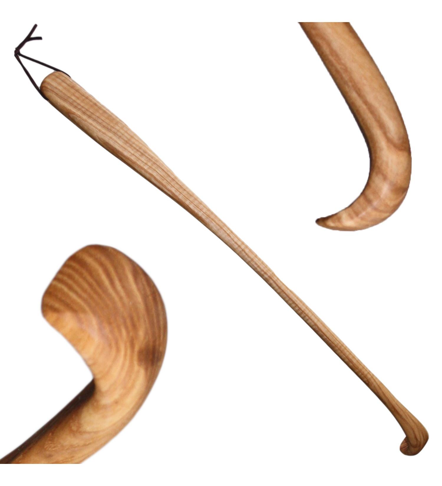 Lea Ash Wood Back Scratcher - 50 cm Curved Design | Best International Shipping - Buy Online on GoSupps.com