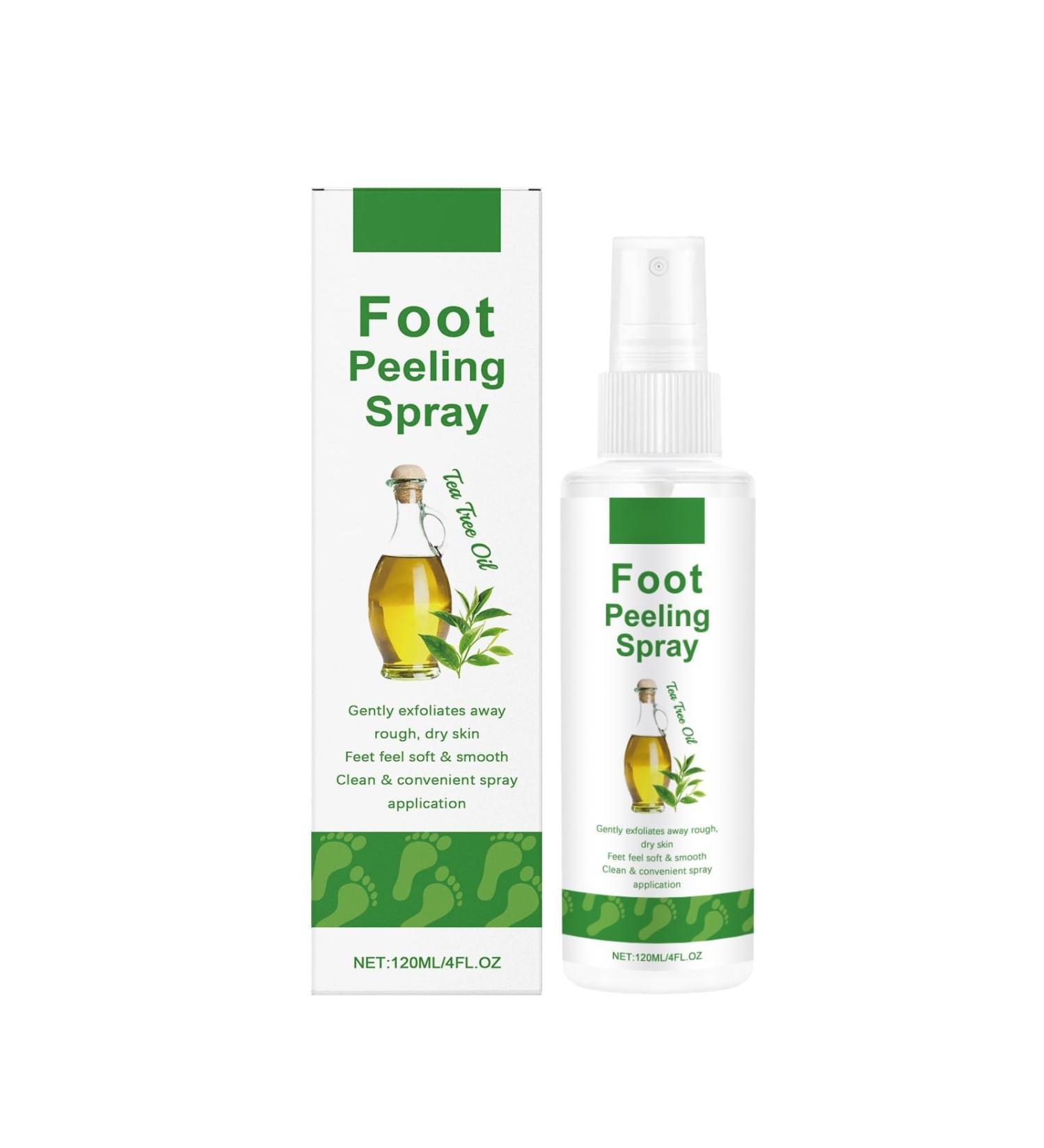 Spray exfoliant pour les pieds l'arbre th : Premier soin 3 jours pour les talons morts adapt aux coudes et aux genoux hydratation longue dur e non collant (120 ml) - Buy Online on GoSupps.com