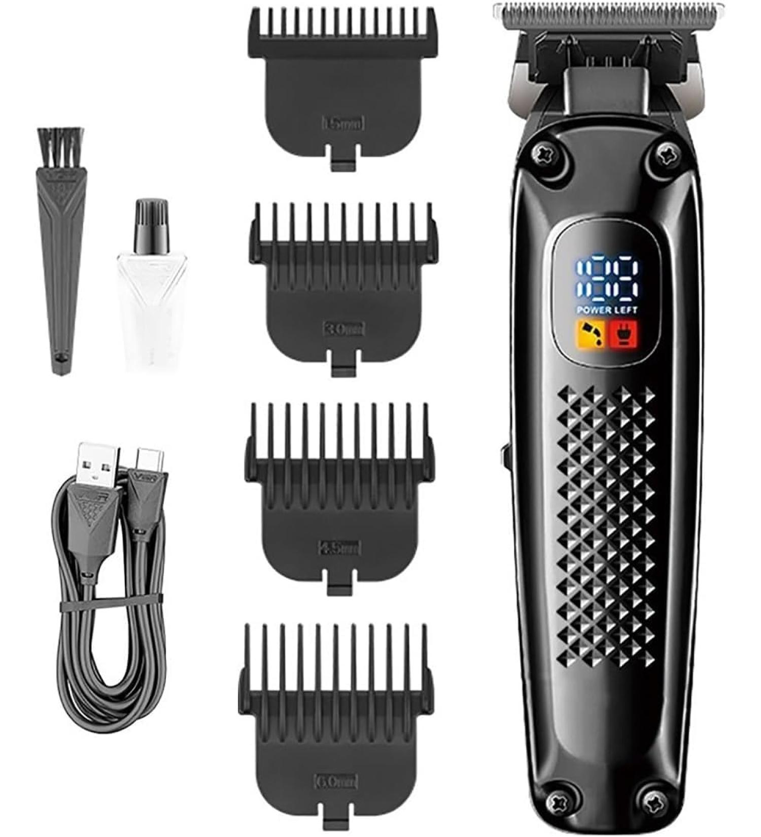 Professional Hair Clipper with LCD Display | Engraved Hair Trimmer for Men | 1400mAh Electric Hair Salon Pusher - Shop Now - Buy Online on GoSupps.com