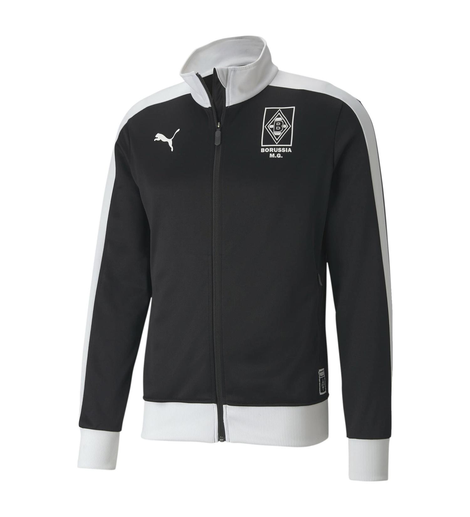 PUMA Borussia M nchengladbach Track Jacket Men black/white S (44/46 EU)