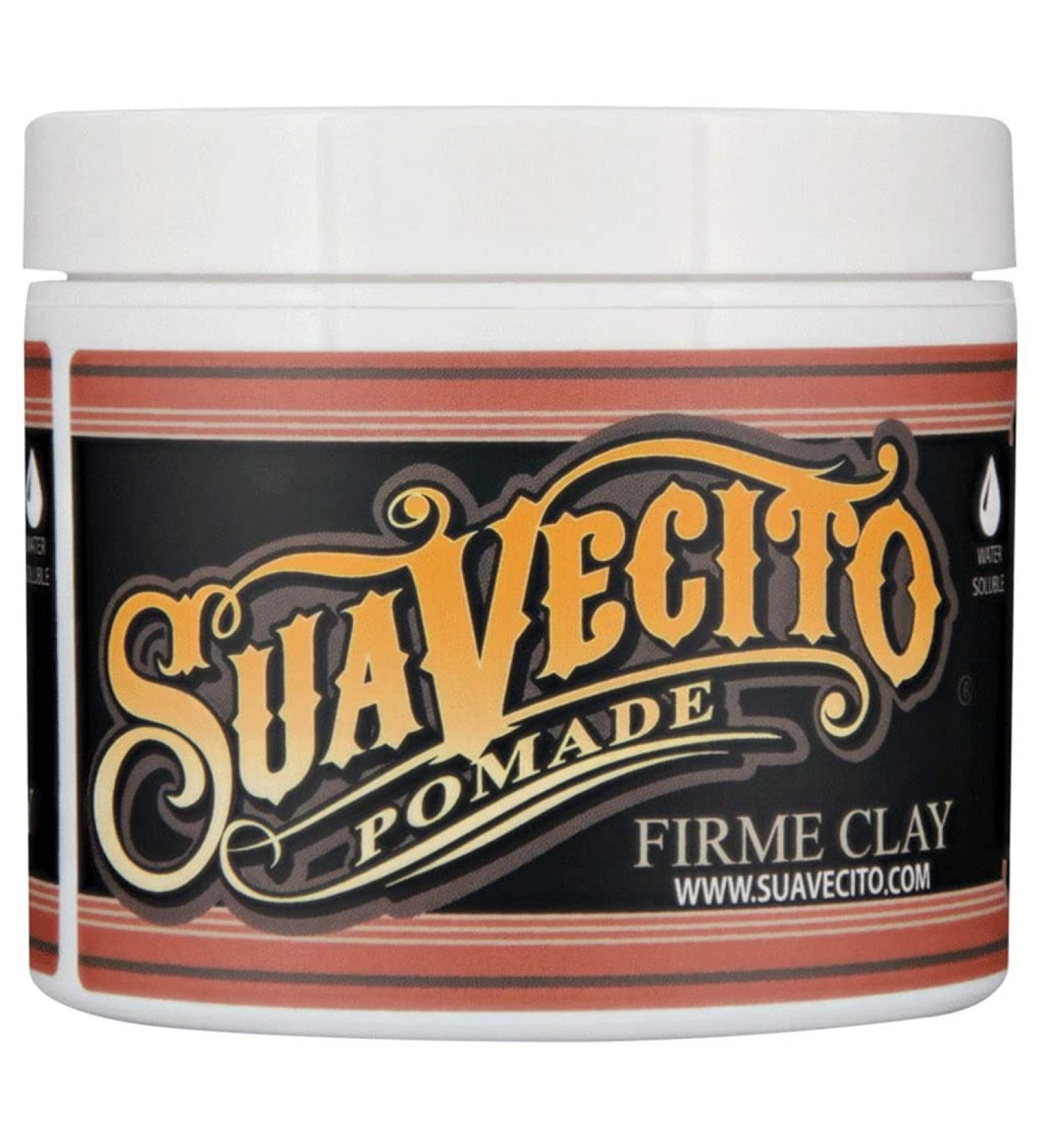 Suavecito Pomade Firme Clay 5 oz - Strong Hold Matte Hair Clay for Men - Natural Texture Hairstyles - 1 Pack - Buy Online on GoSupps.com