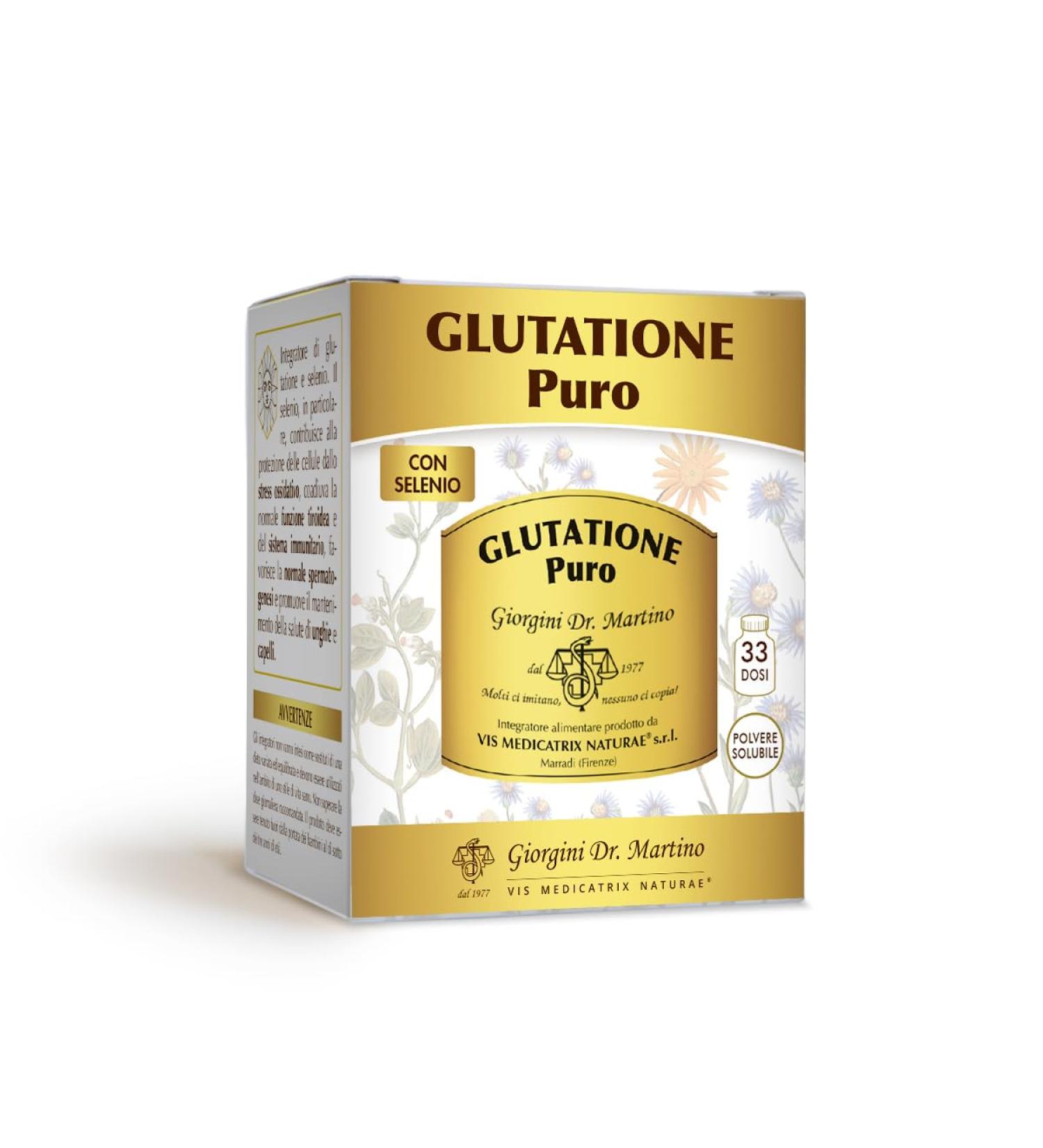  Dr Giorgini Dr Giorgini GLUTATION PURE powder 100 g - Buy Online on GoSupps.com