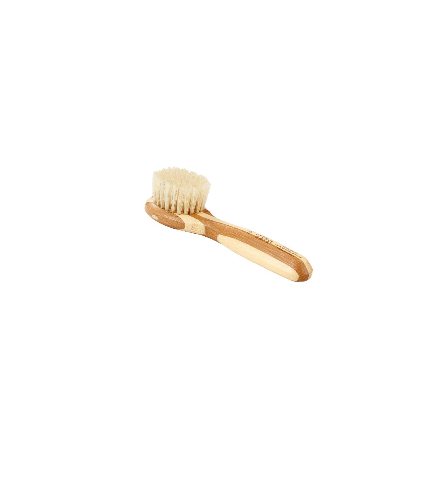Bass Brushes Esthetician Grade Bath & Body Facial Brush | 100% Natural Bristle FIRM | Pure Bamboo Handle | Model 406 - SB - Buy Online on GoSupps.com