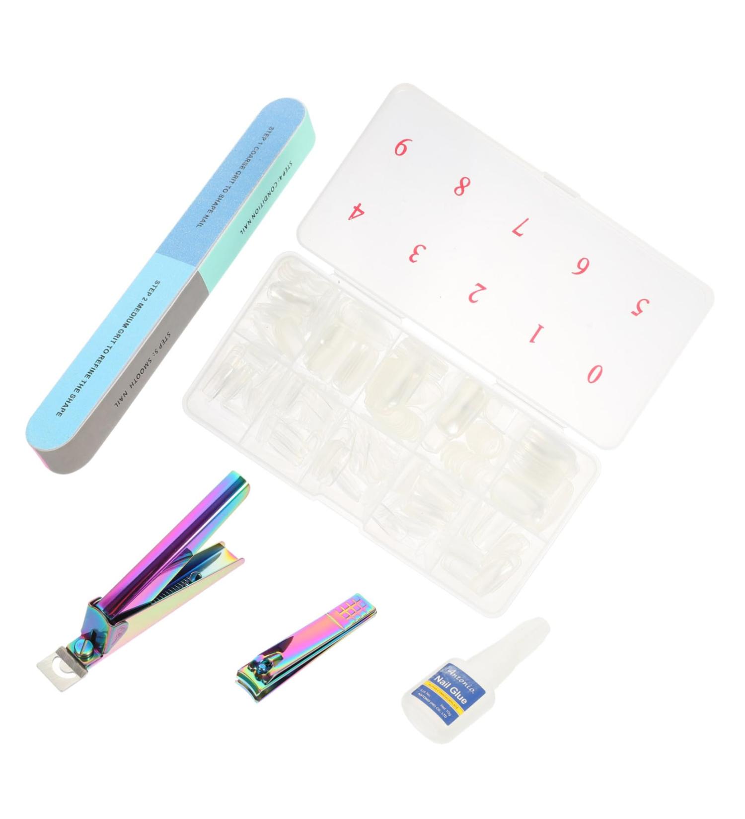 DRESSOOS 1 Set Nail Set Stainless Steel Nail Manicure 13X7cm Assorted Color 3 - Buy Online on GoSupps.com