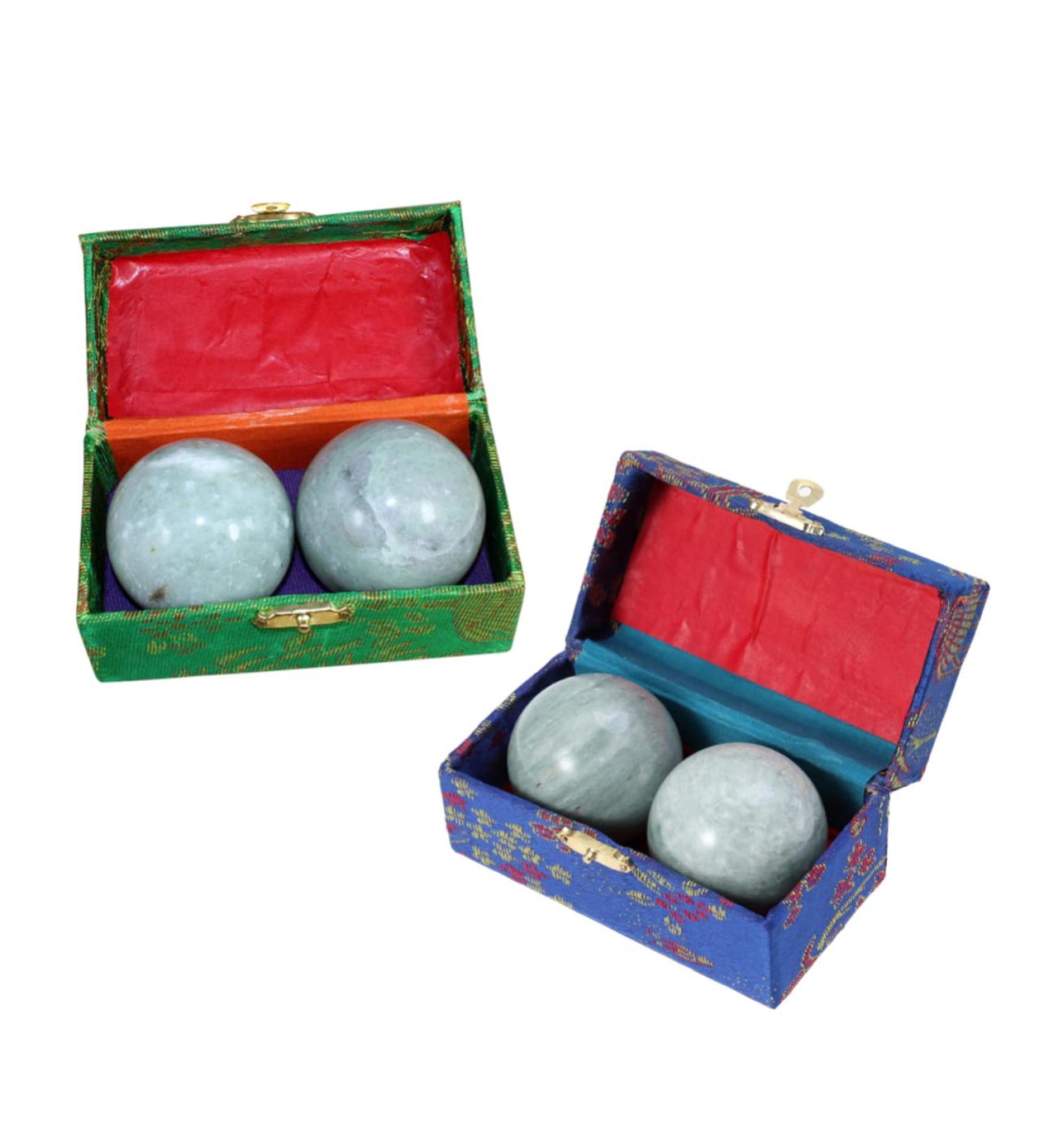 Shop Gatuida 2 STK Massage Baoding Balls - Stress Relief Marble Fitness Balls | International Shipping - Buy Online on GoSupps.com