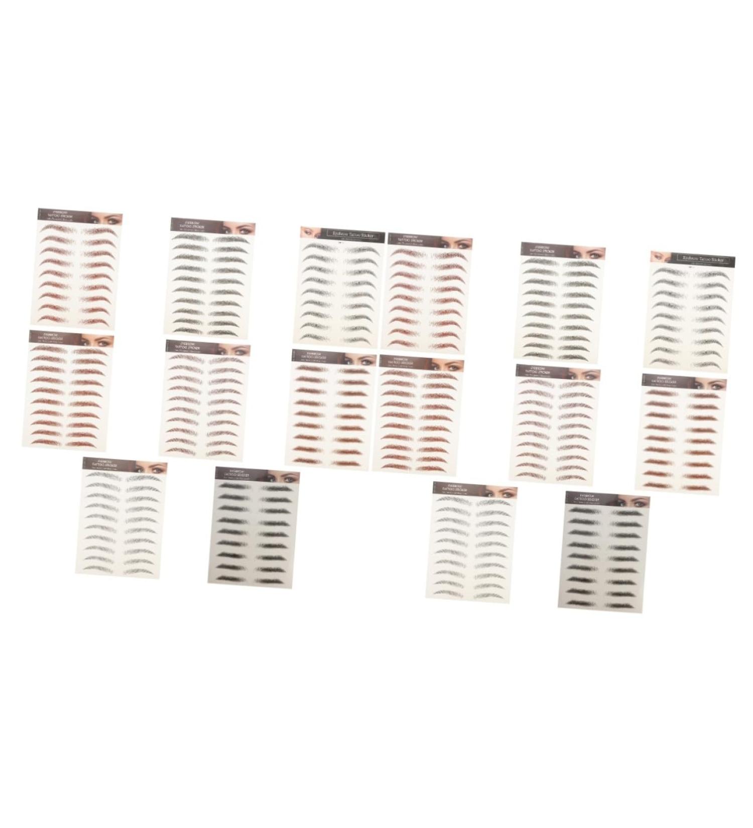  POPETPOP POPETPOP 16 x False Eyebrow Stickers for Natural and Elegant Look - Buy Online on GoSupps.com