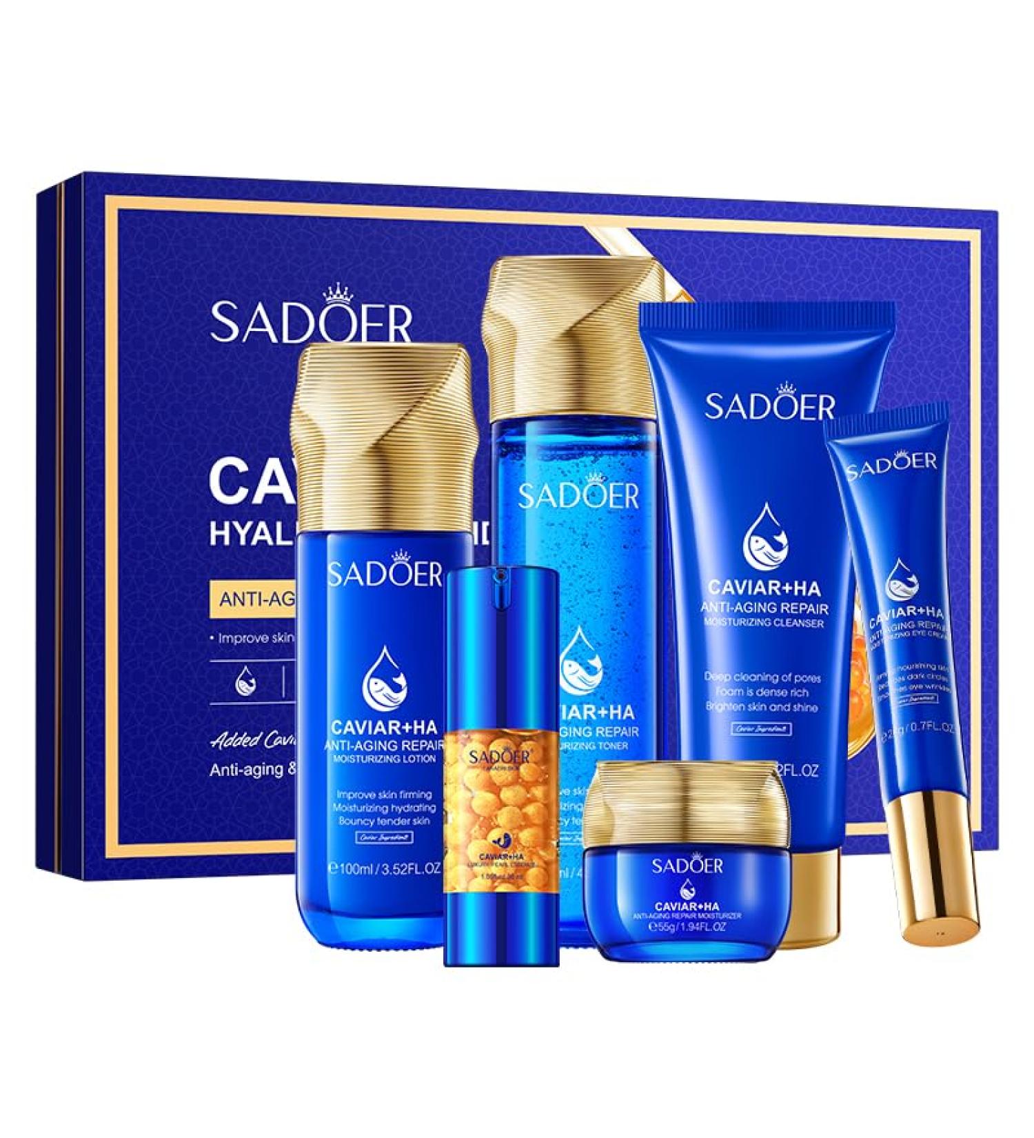 Caviar Skincare Set - Hydrating & Moisturizing Skincare Kit | Shop Internationally for Radiant Skin - Buy Online on GoSupps.com