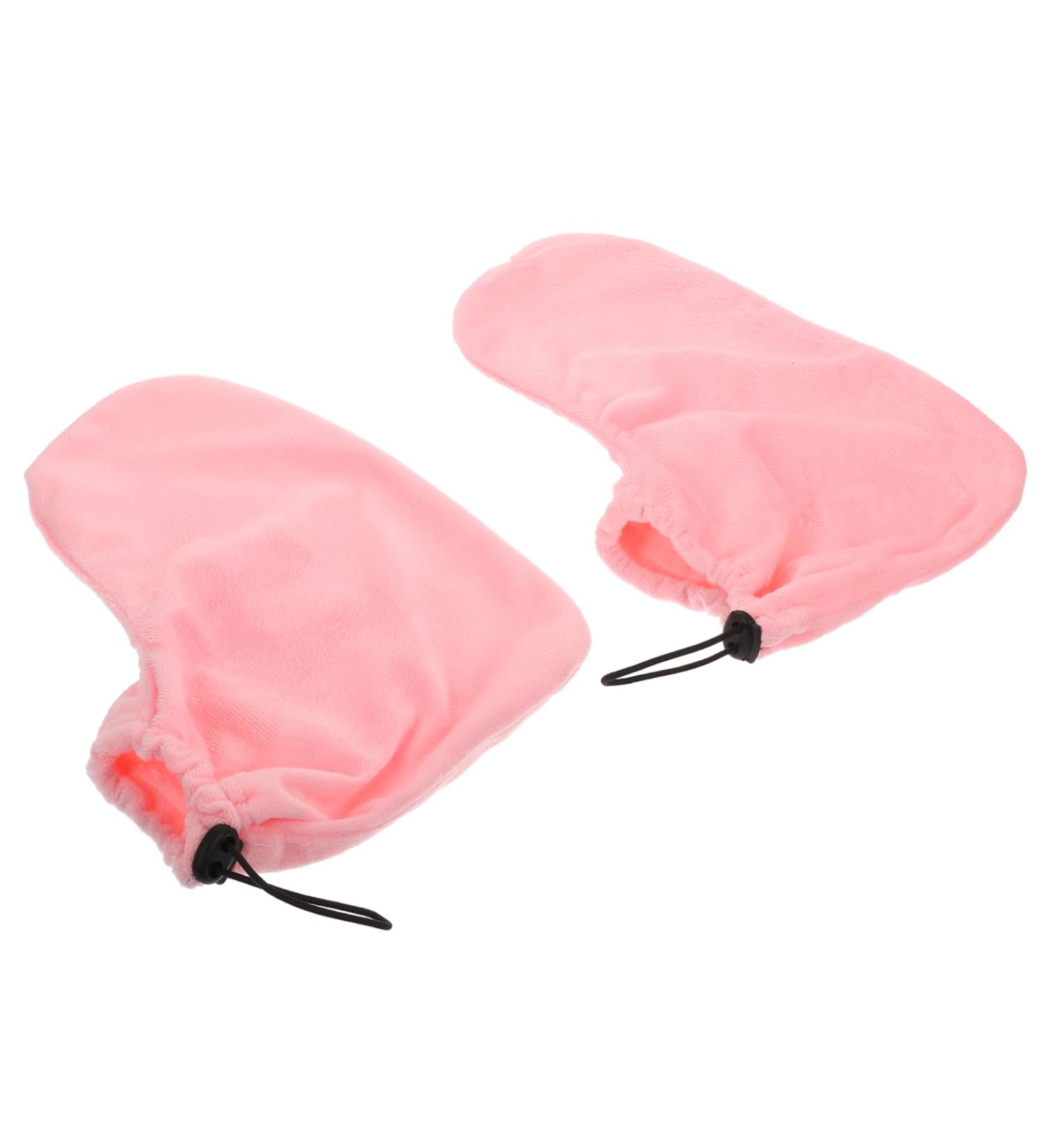 Housoutil 1 Pair Wax Warm Foot Cover Insulated Mitts and Cozies Moisturizer Foot Socks Spa Bath Mat Paraffin Heated Foot Booties Foot Moisturizing Socks Hot Pad Warm Feet Cotton 28X20X0.9CM Pink - Buy Online on GoSupps.com