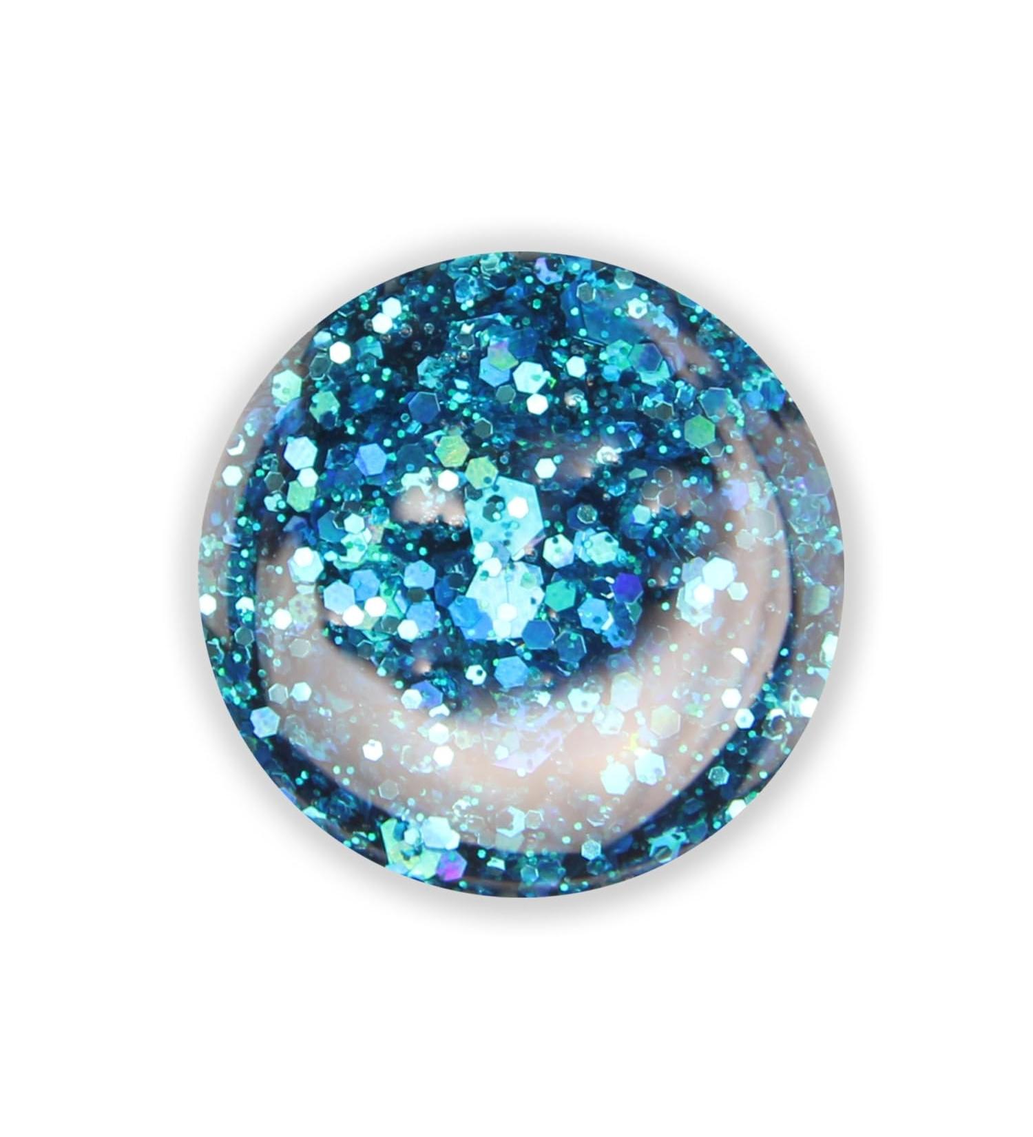 UV Gel Crystal Crush - Turquoise Crystal Crush 5ml | Premium Nail Art Gel for Stunning Designs - Buy Online on GoSupps.com