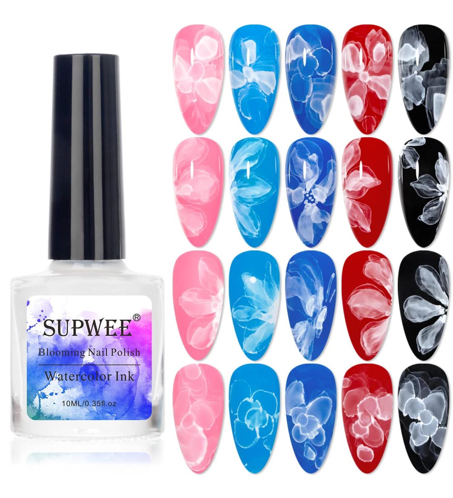 White Watercolor Ink Gel Polish for Nail Art Design - 10ML - Buy Online on GoSupps.com