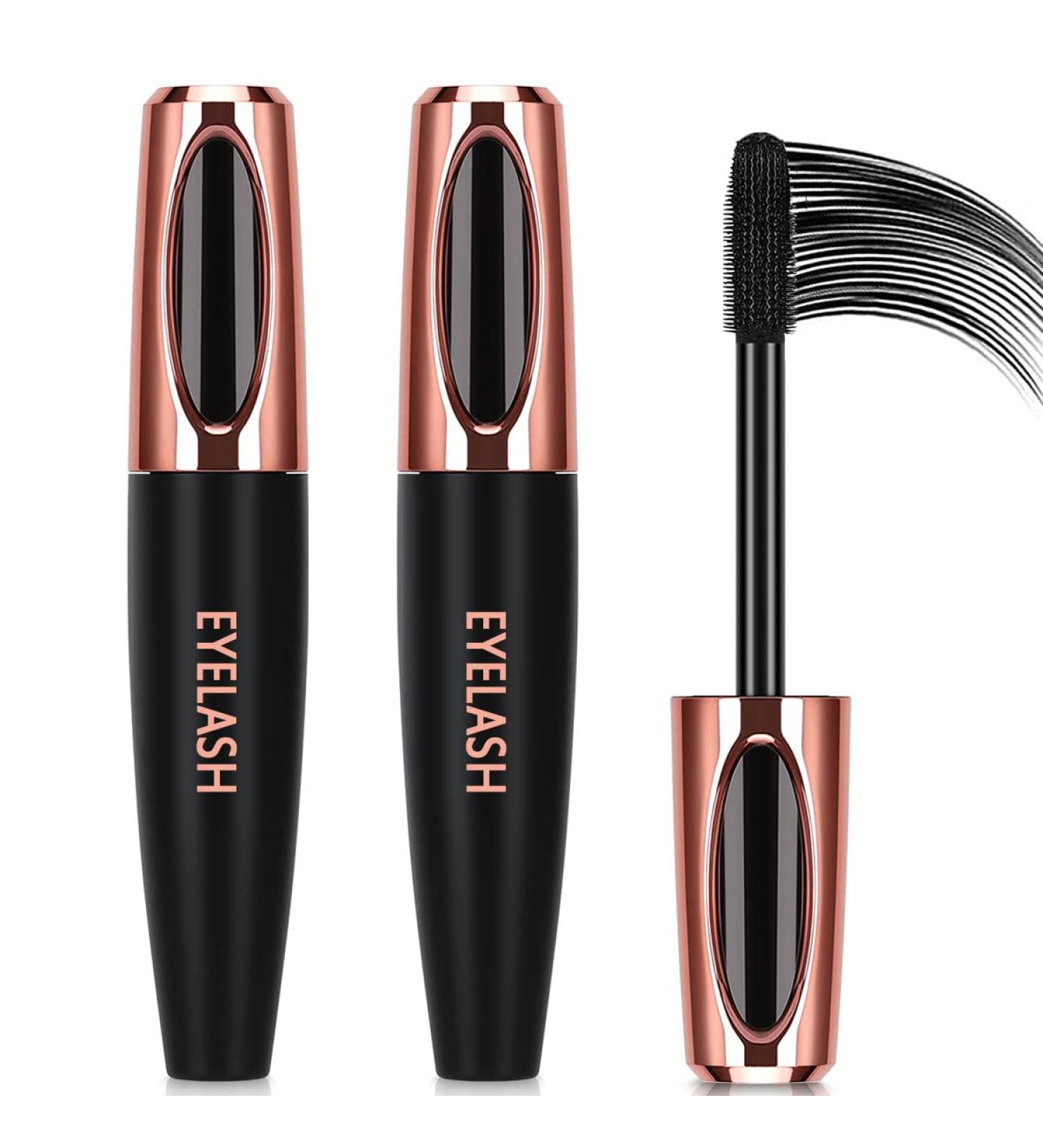 2 Pack 4D Silk Fiber Lash Mascara - Long Lasting & Waterproof Lengthening Formula for Exquisitely Full Eyelashes | Smudge-Proof All Day - Buy Online on GoSupps.com