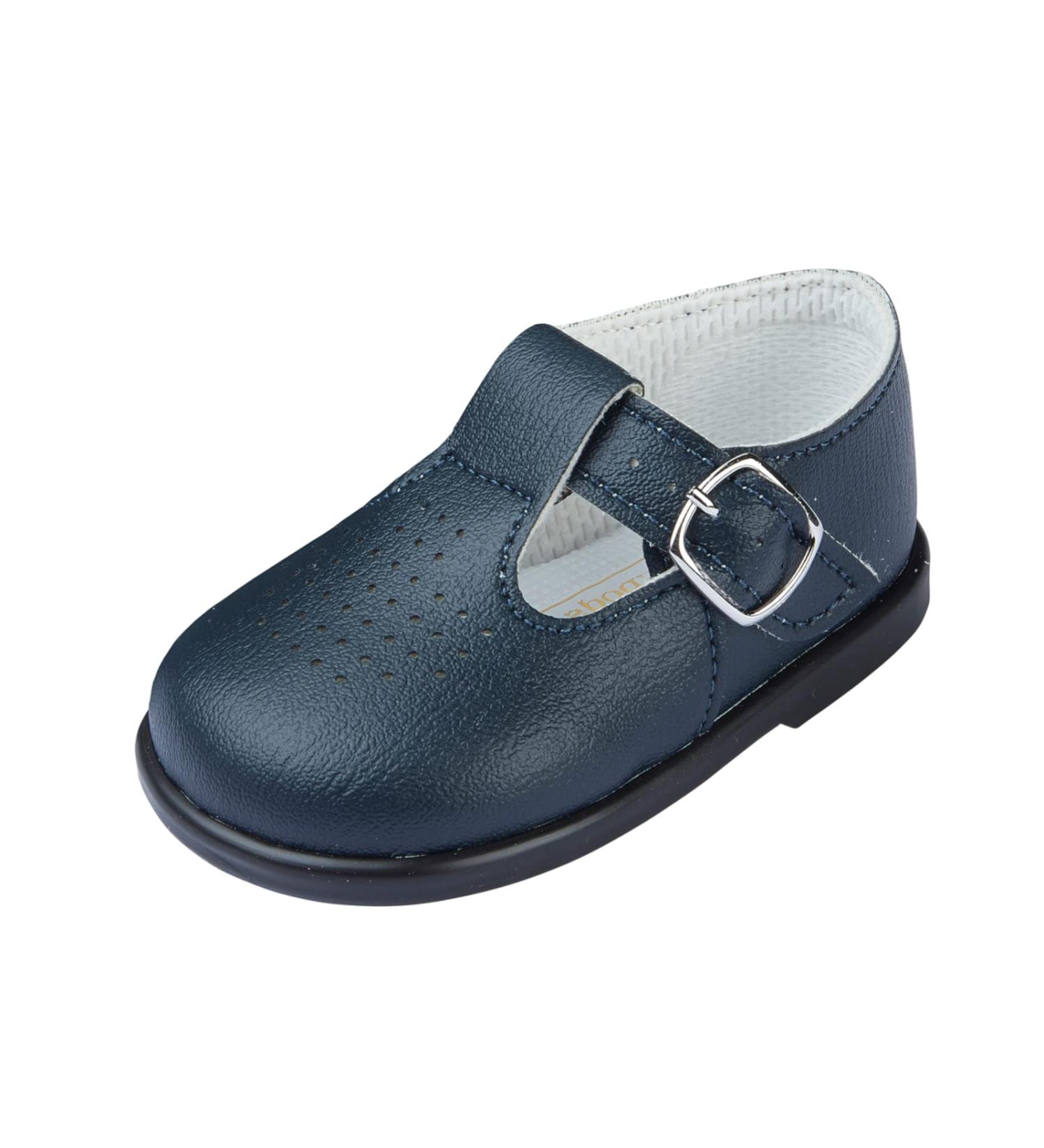 Early Days Baypods Toddler Shoes - Hard Sole First Walking Shoes for Baby Boys & Girls | Anti-Slip Sole First Walkers - 6 UK Child Navy - Buy Online on GoSupps.com