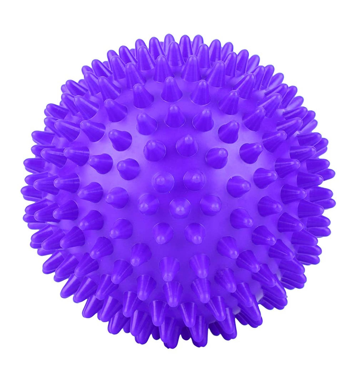 Evscan Soft Spike Yoga Massage Ball - Plastic Roller & Finger Relaxer - Foot Massage Tool for Fitness Training - Violet S - Buy Online on GoSupps.com