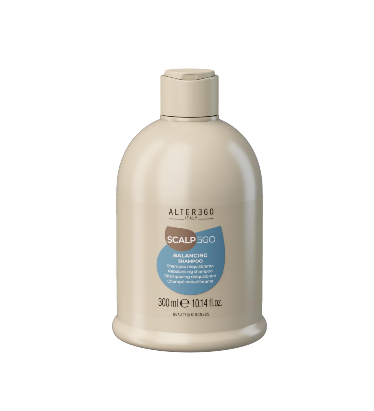 Alter Ego SCALPEGO Balancing Shampoo | Ideal for Scalp Skin with Excess Sebum and Impurity | Shampoo for Irritated Scalp 300 ml *New Packaging (2024)* 300 ml (Pack of 1) - Buy Online on GoSupps.com