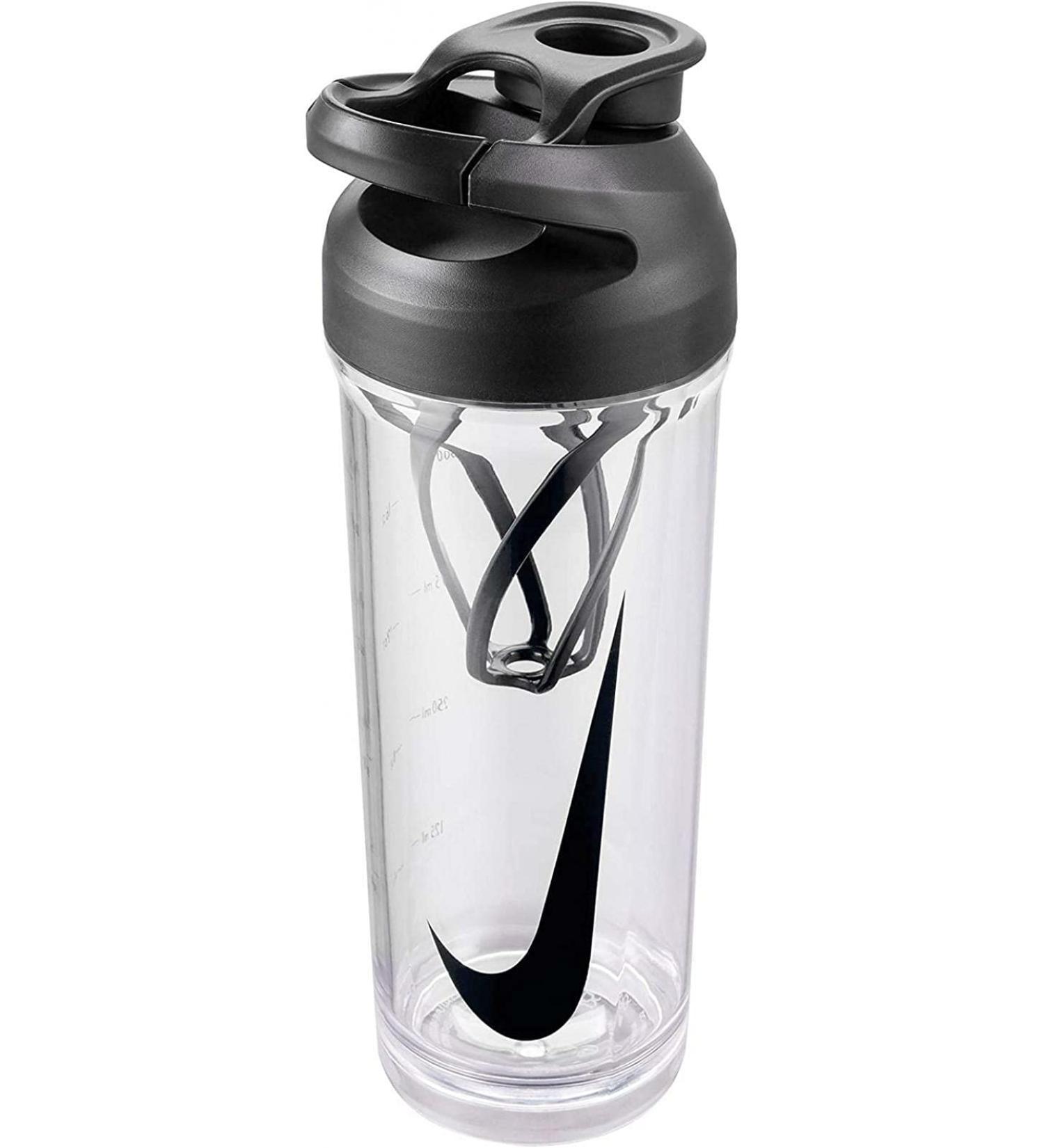 Nike Unisex Adult Tr Hypercharge Shaker Bottle 709ml Clear/Black/Black/Black