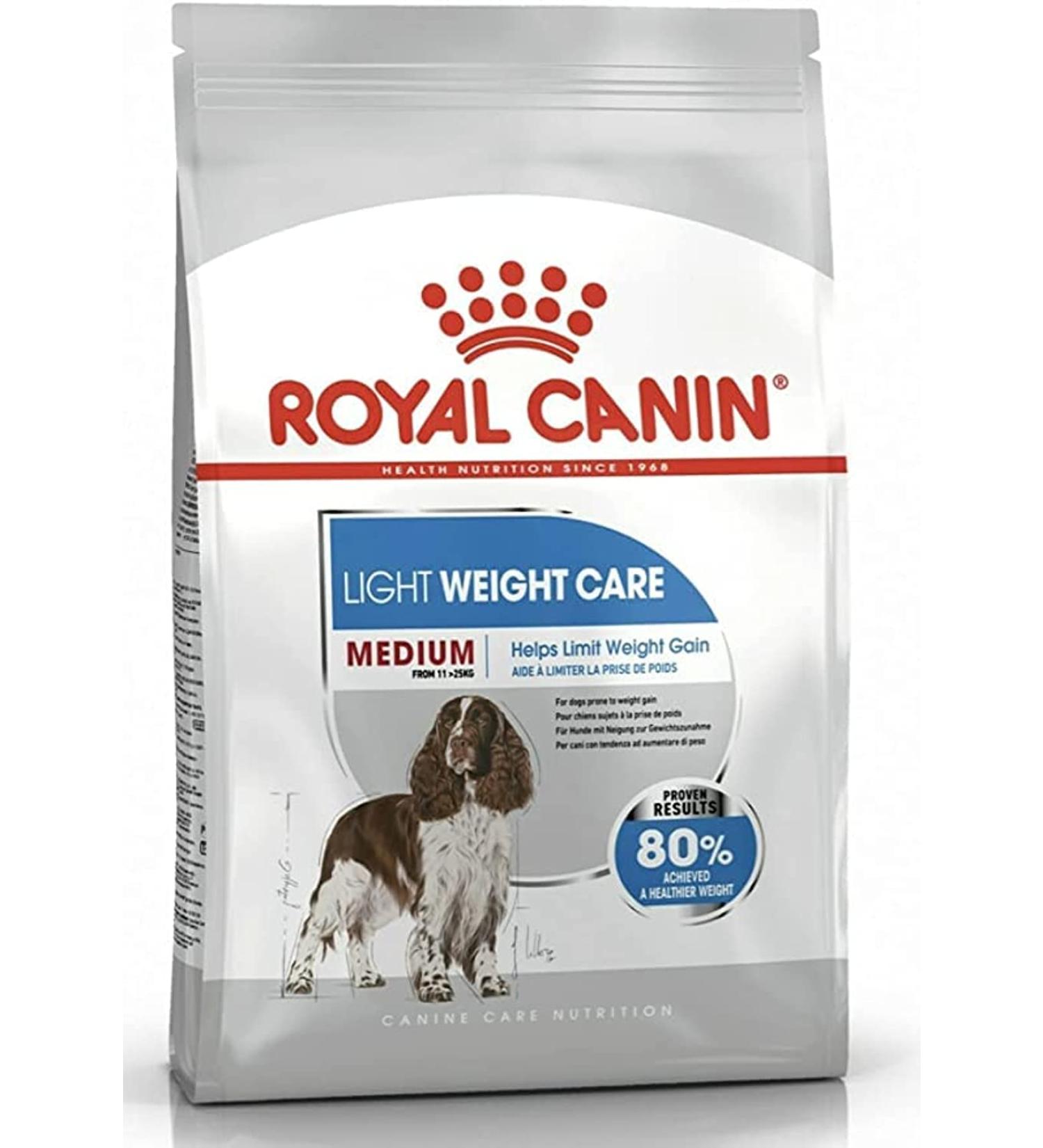 Royal Canin Medium Light Weight Care Adult Dry Dog Food 12kg Poultry 12 kg (Pack of 1) - Buy Online on GoSupps.com