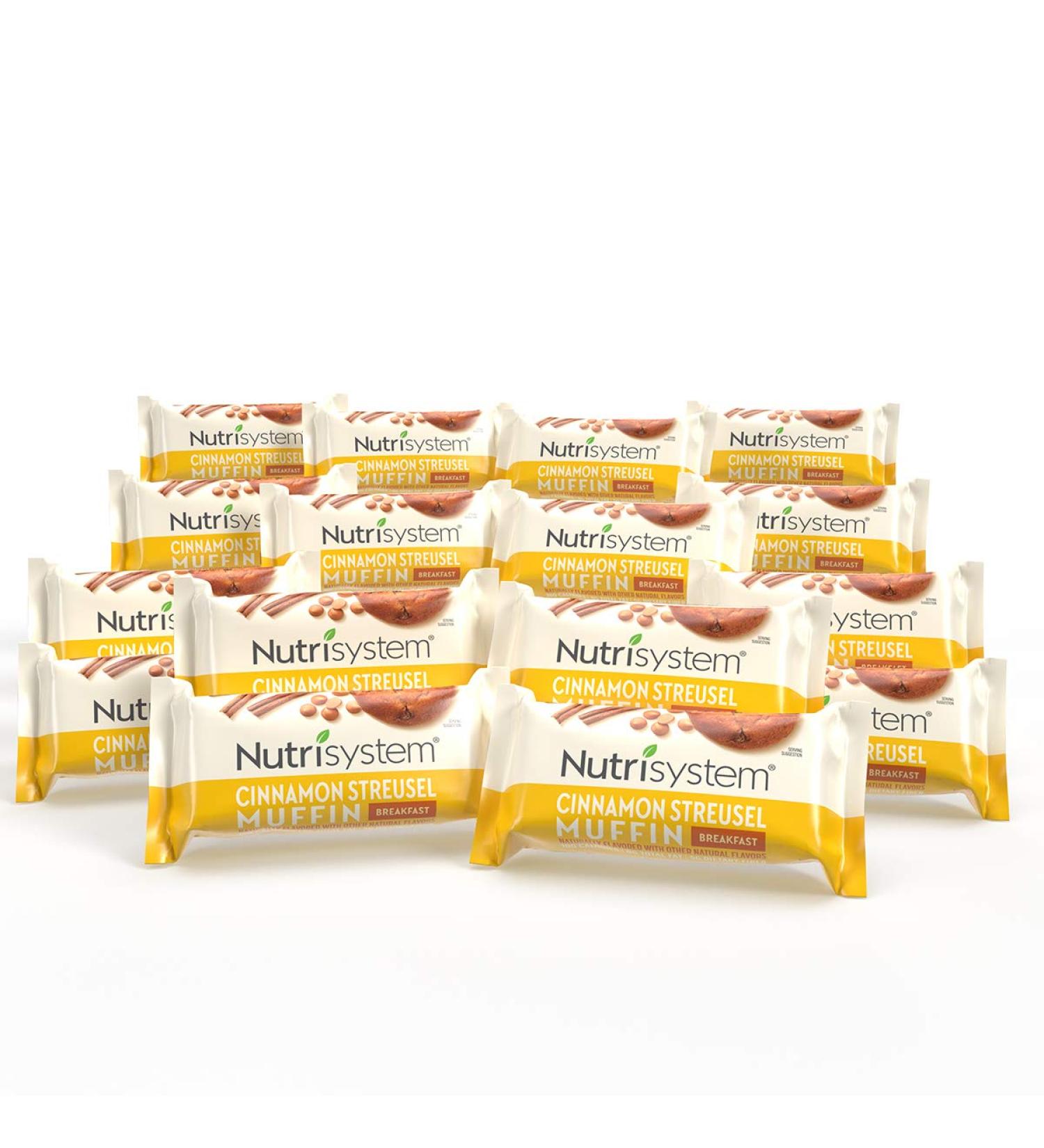 Nutrisystem Cinnamon Streusel Breakfast Muffins 16ct - Delicious Pastries for a Strong Start to Your Day - Buy Online on GoSupps.com