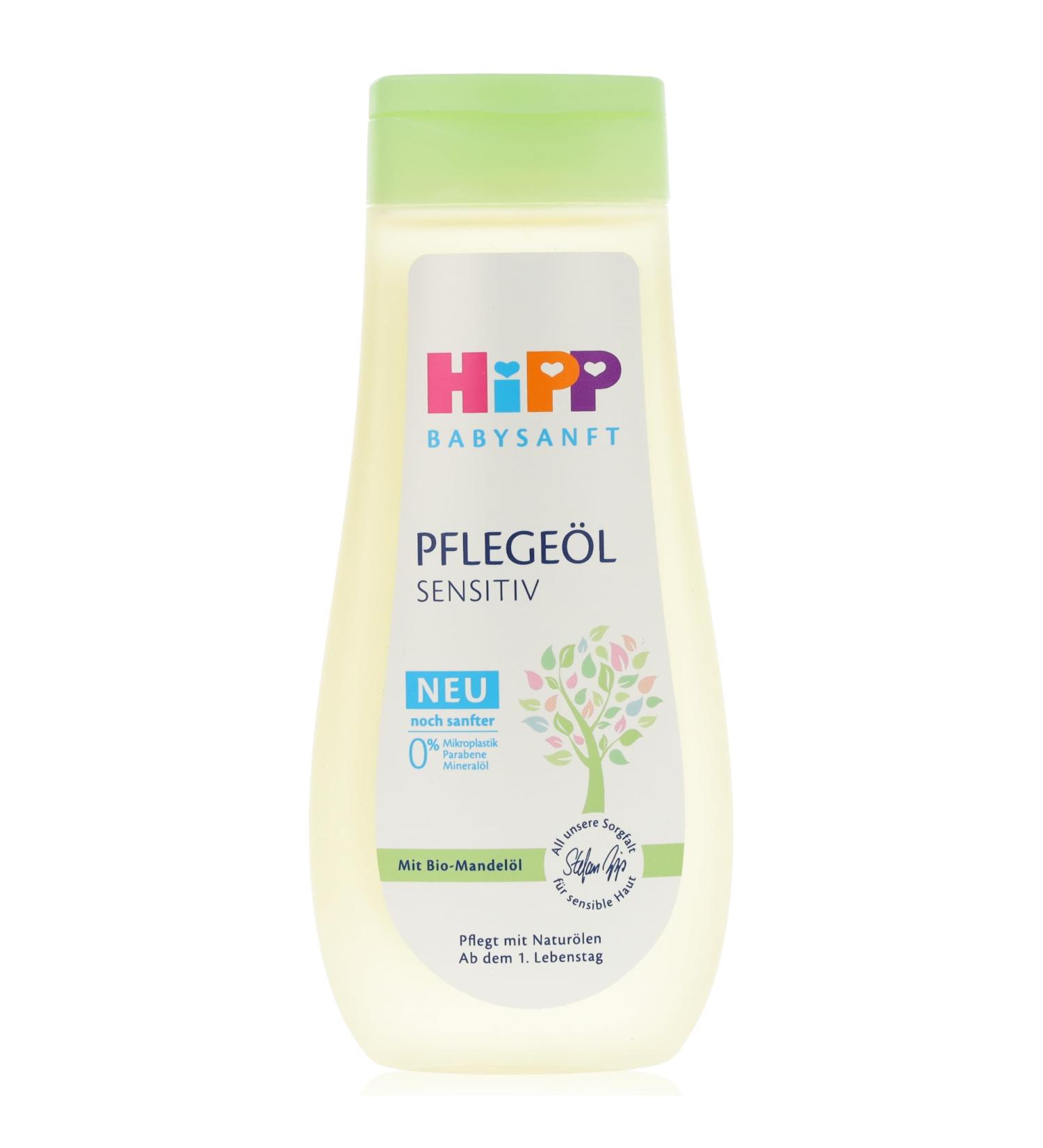 HiPP Babysanft Care Oil - Pack of 2 (2 x 200 ml) | Gentle Baby Skincare | International Shipping Available - Buy Online on GoSupps.com