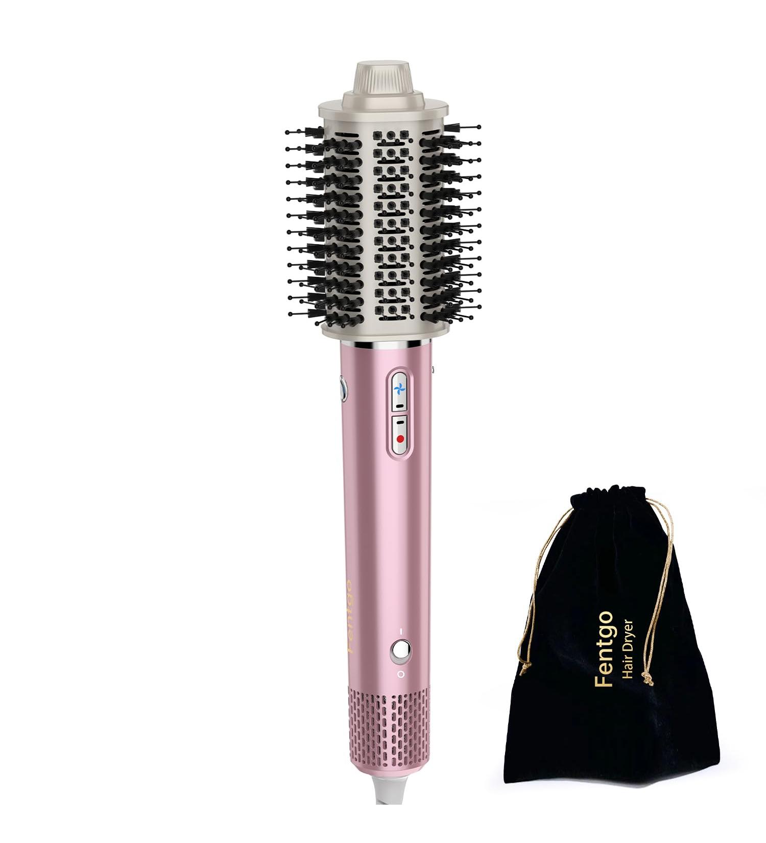 Professional Hair Dryer Brush | 110 000 RPM Hot Air Brush | Fast Drying & Styling for All Hair Types | Ionic Anti-Frizz Technology - Buy Online on GoSupps.com
