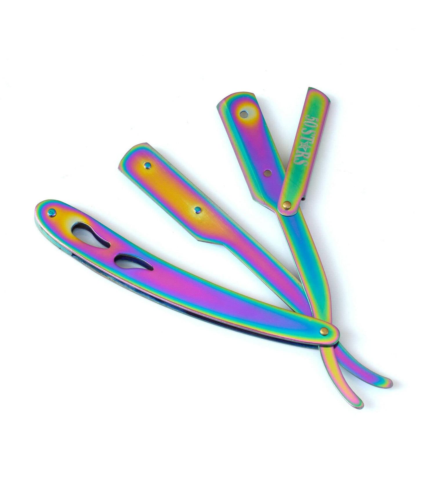 Buy Barber Cut Throat Salon Straight Razor Shavette with 10 Blades - Best International Shipping - Buy Online on GoSupps.com