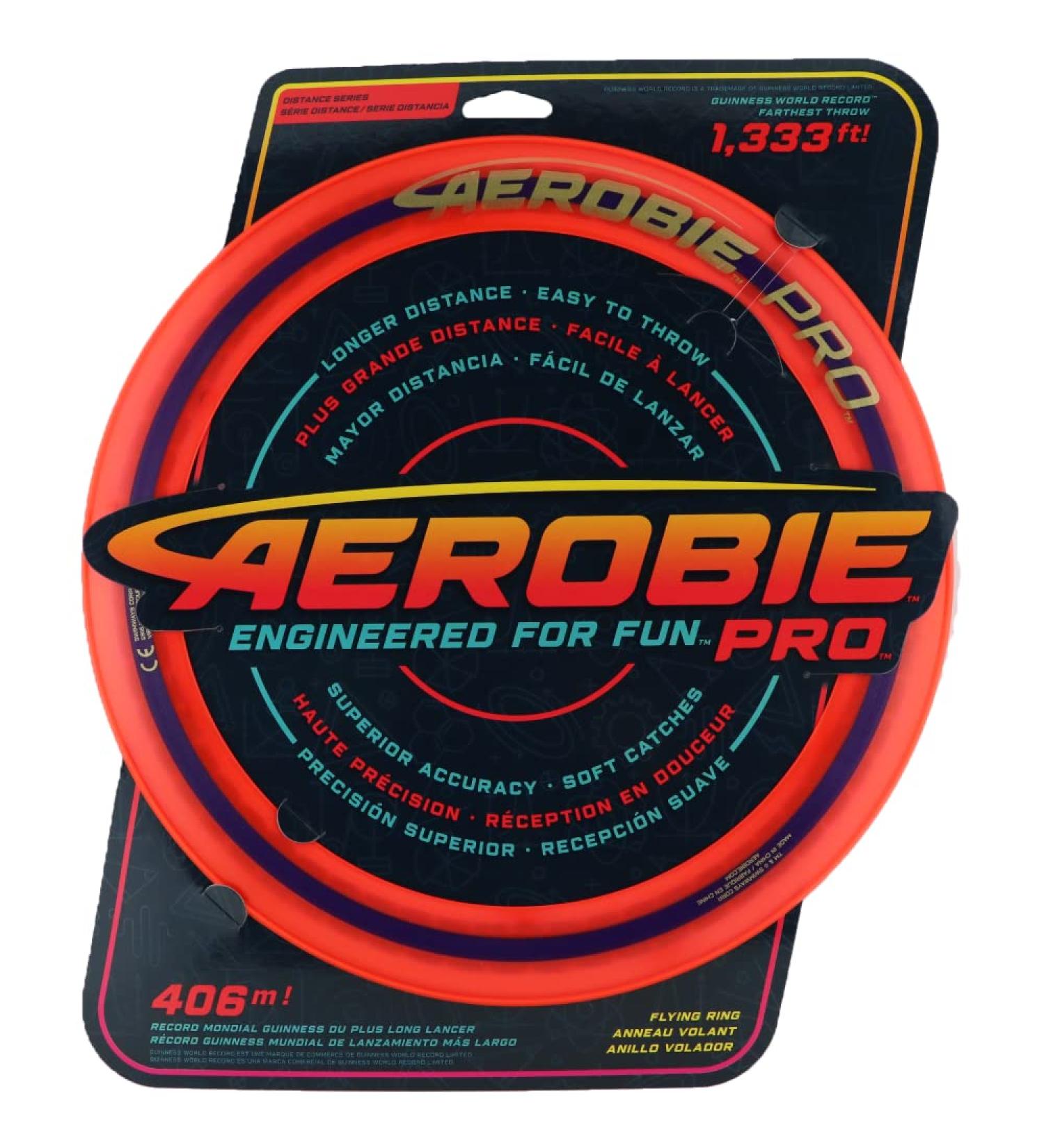 Aerobie Pro Ring - Blue Precision Flying Ring for Ultimate Outdoor Fun - International Shipping Available - Buy Online on GoSupps.com