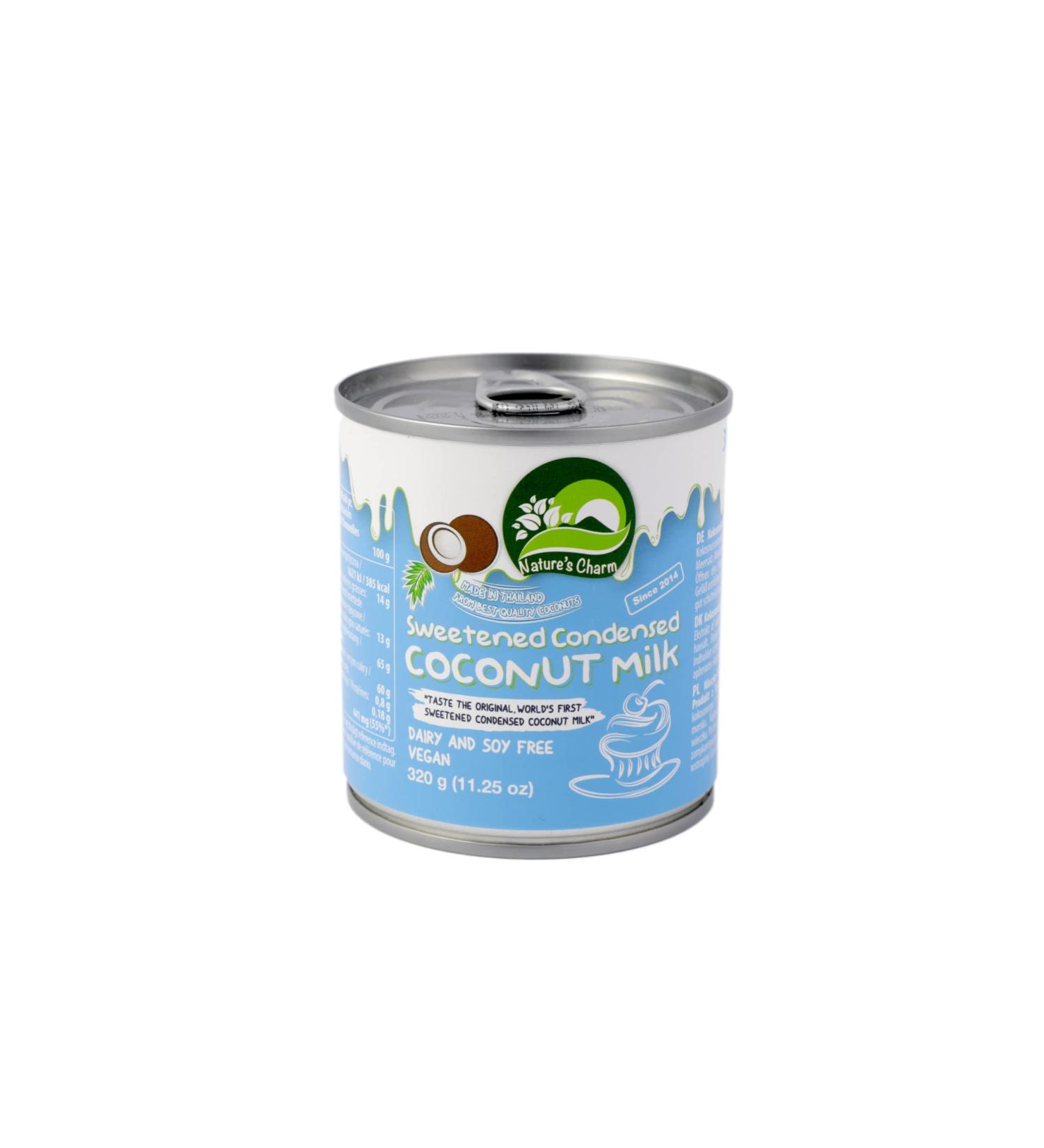 Vegan Coconut Milk Condensate - Thickened Sugared Lactose & Gluten-Free - 320g Topping for Desserts - Buy Online on GoSupps.com