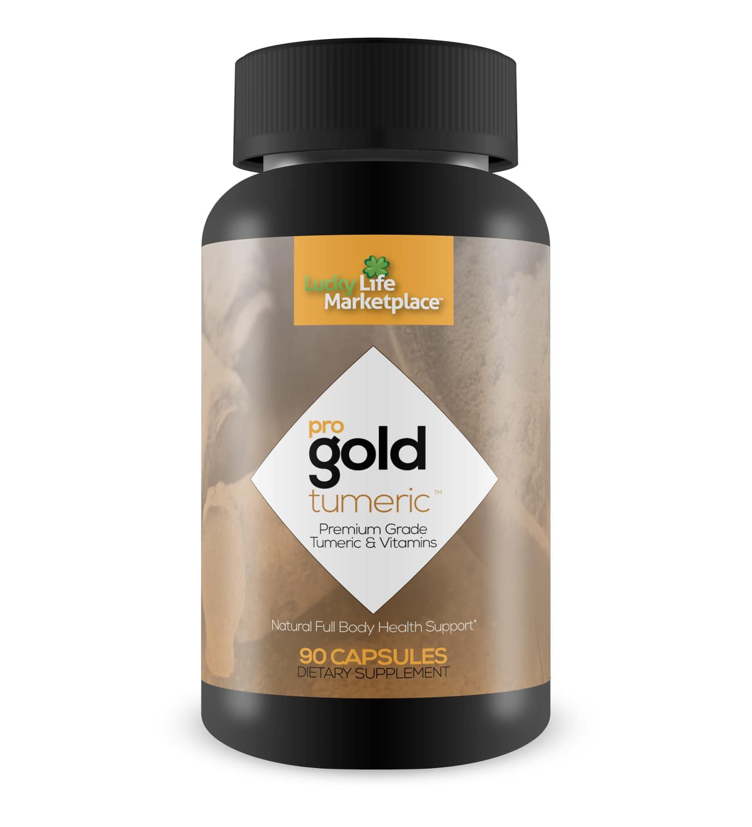 Pro Gold Turmeric: Premium Grade Turmeric & Vitamins for Joint Health, Mobility & Immune Support - Buy Online on GoSupps.com