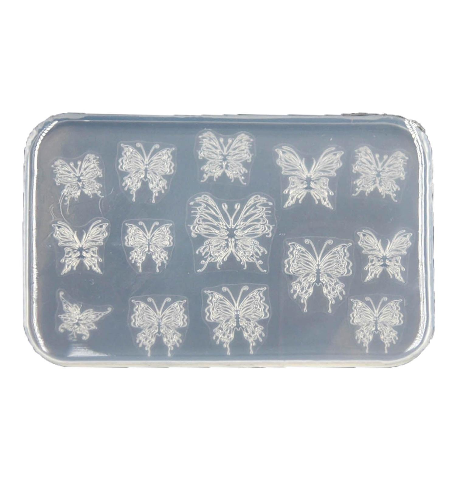 MCAORI 3D Nail Art Mold with Variety of Patterns Template Carving Sticker Stencil Tools Moulds for Nail Enthusiasts and Salons - Buy Online on GoSupps.com
