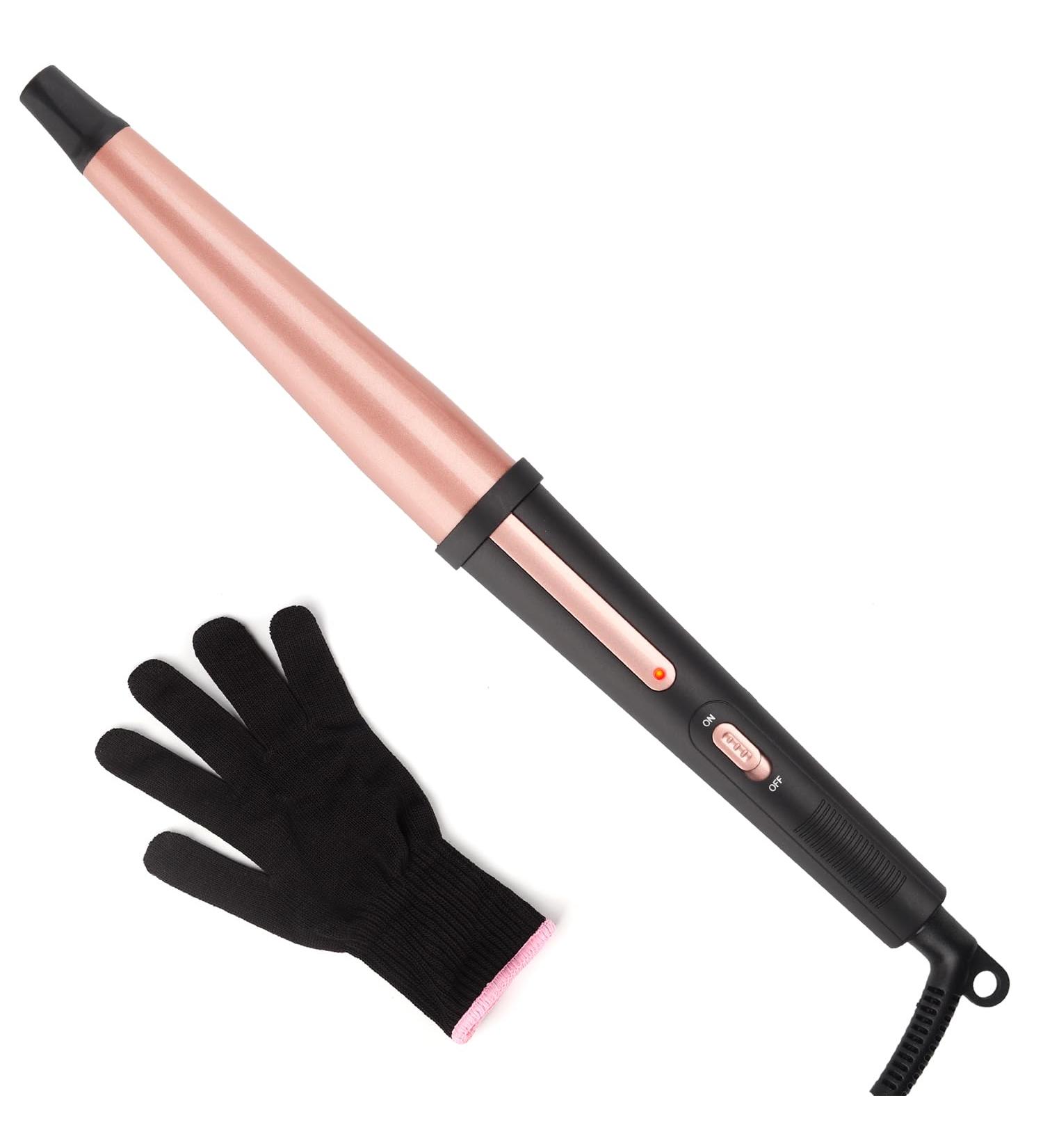 Buy 1 1/4 Inch Ceramic Curling Iron | Dual Voltage Beach Waver Hair Crimper for Women - International Shipping - Buy Online on GoSupps.com