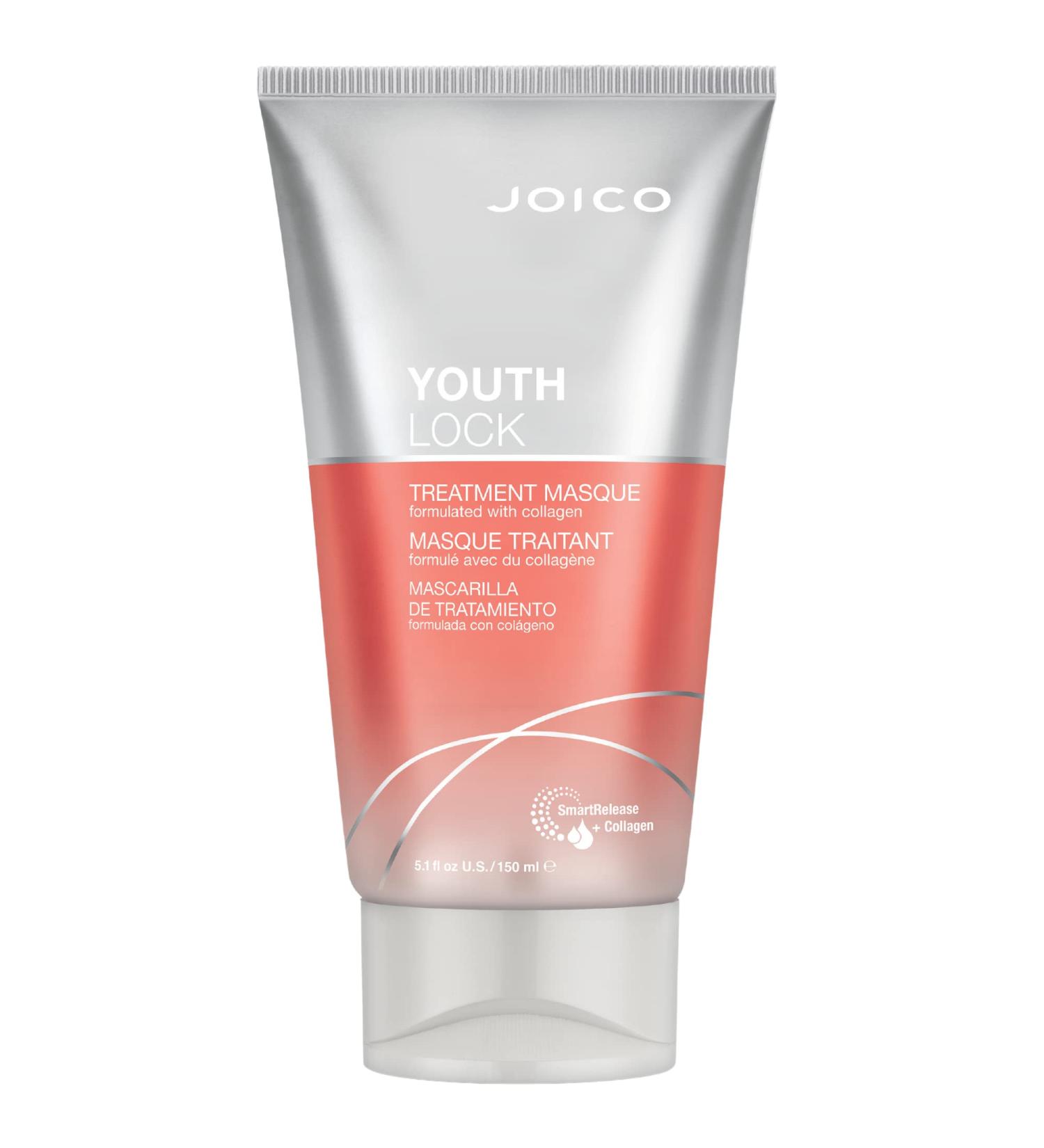 Joico YouthLock Collagen Treatment Masque - Nourish, Strengthen, & Protect Hair | Reduce Breakage & Frizz | Boost Shine | Sulfate Free - 5.1 Fl Oz - Buy Online on GoSupps.com