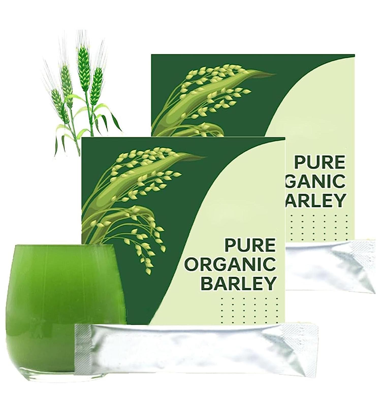 Naveta Barley Grass Powder 100% Pure & Organic -Organic Barley Grass Powder Juice Powder and Pure Powder for Women and Men by Naveta - Vegan-Friendly (2PCS) - Buy Online on GoSupps.com