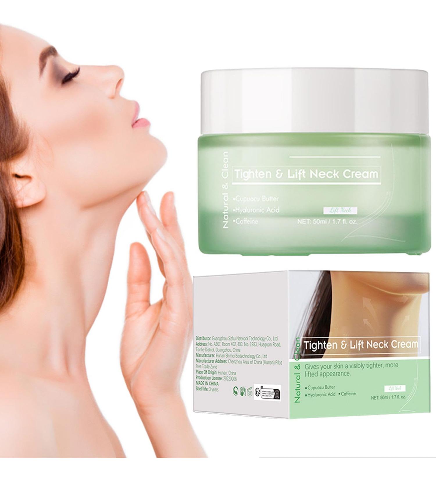 Neck Firming Cream - Tighten & Lift Neck Cream | Neck Cream for Wrinkles & Fine Lines | Smoothes Wrinkles Skin Tightening and Repair Cream | Anti-Aging Neck Cream for Tightening Sagging Skin (50ml) - Buy Online on GoSupps.com