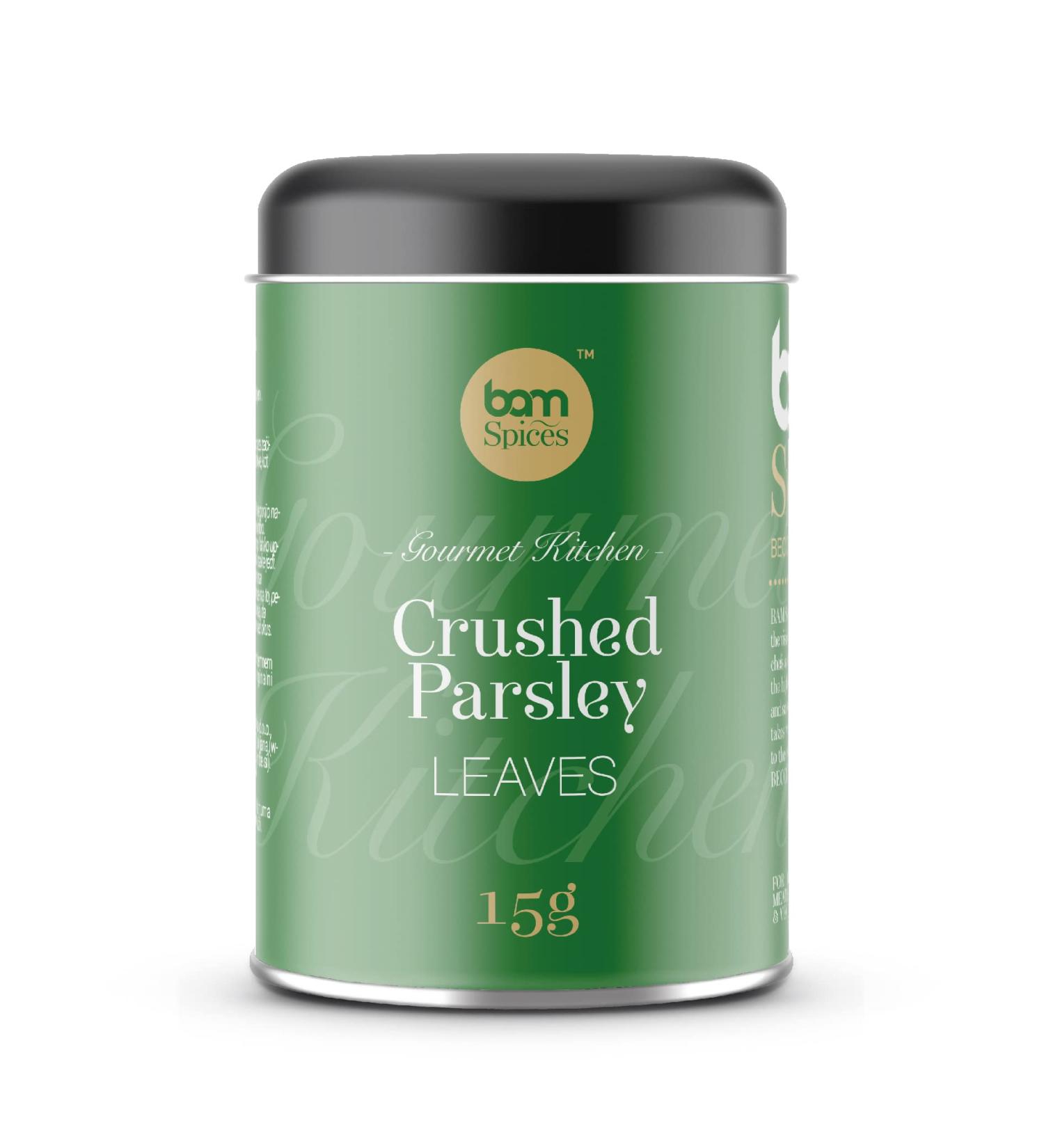 BAM Parsley Spice Dried Herb Leaves Coarsely Ground Seasoning 15 g - Buy Online on GoSupps.com