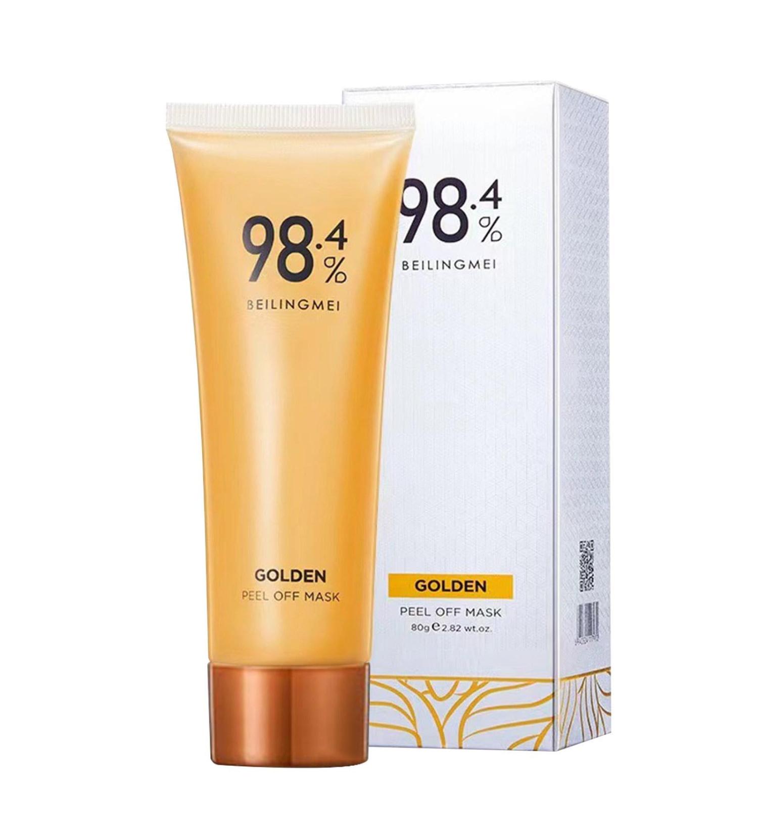 Firming Gold Foil Face Masque | Hydrating & Cleansing Skin Care for Mixed Skin Anti-Aging Oil Control & Pore Refining - 80g - Buy Online on GoSupps.com