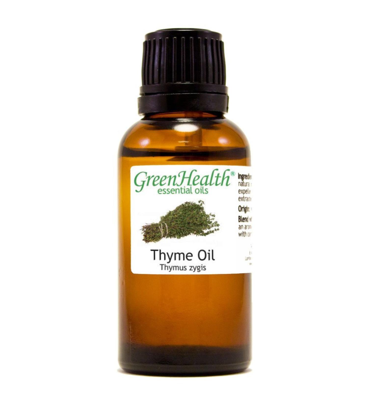 GreenHealth Thyme 100% Pure Essential Oil (White) - 1oz (30ml) - Buy Online on GoSupps.com