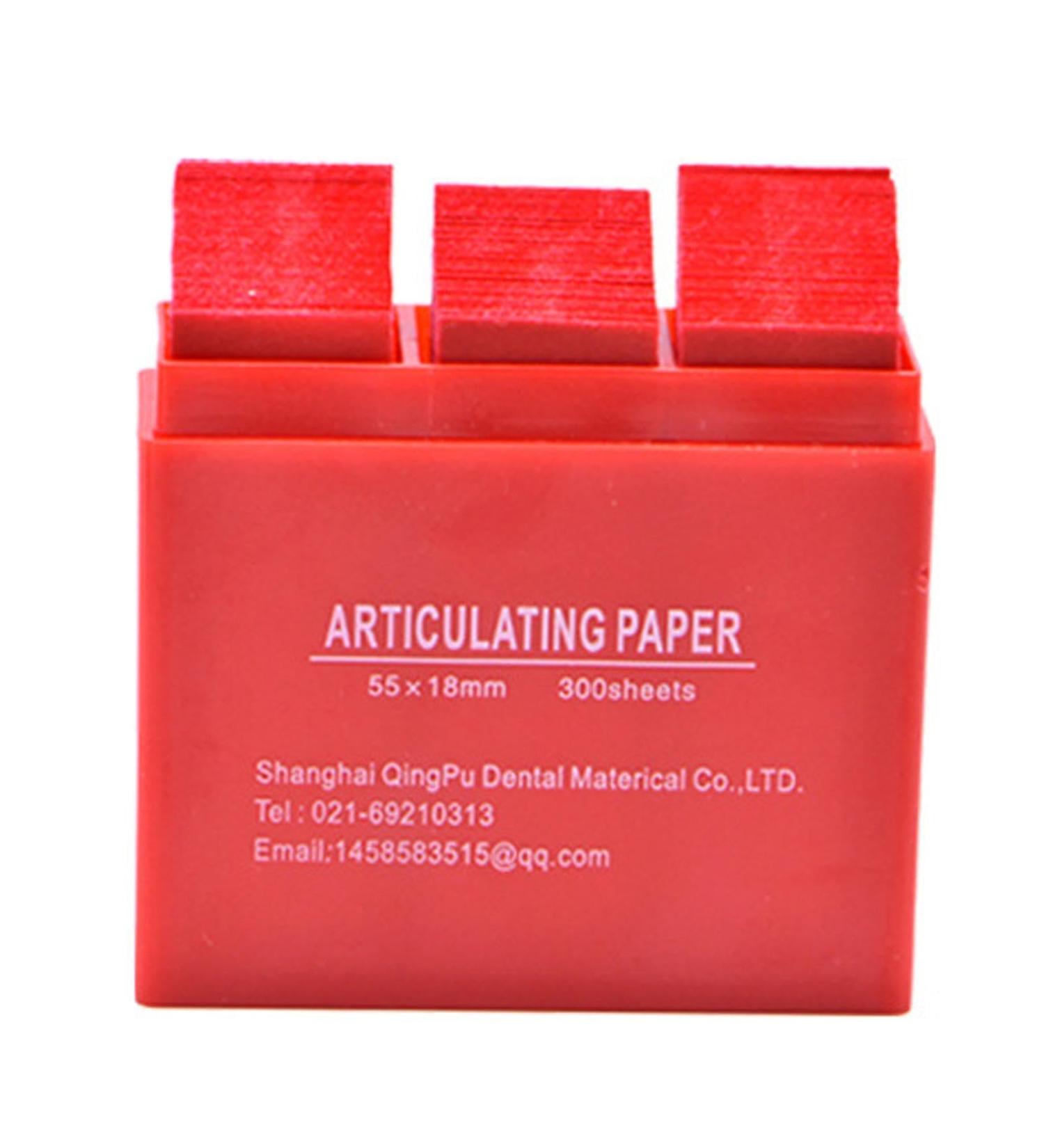 Bispera Strips | 300 Sheets Cardboard Articulation Paper for Dentists | Highly Sensitive Red Occlusal Adjustment Accessories - Buy Online on GoSupps.com