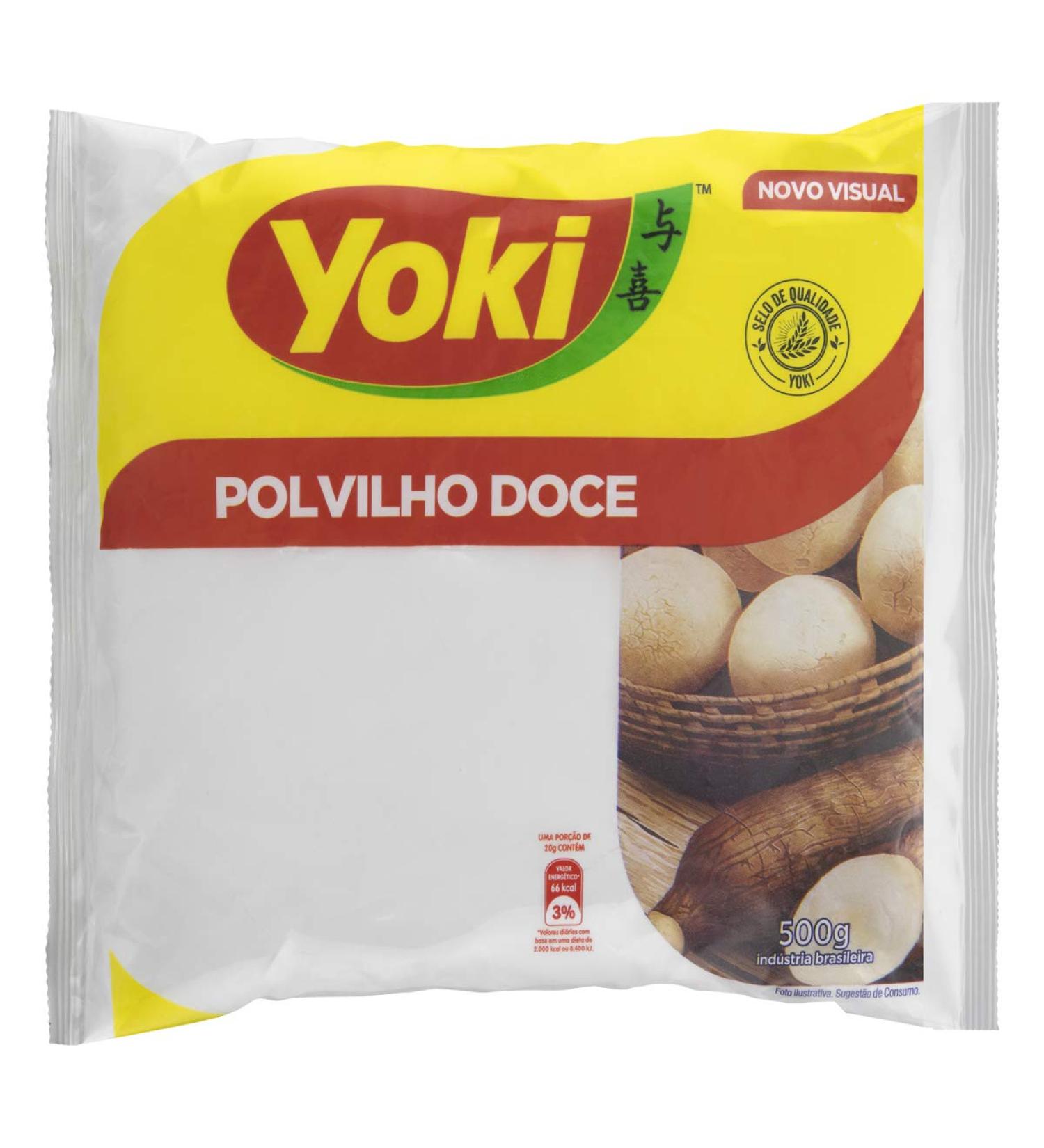 Yoki Sweet Starch/Polvilho Doce 500g - Gluten-Free Brazilian Tapioca Flour - Buy Online on GoSupps.com