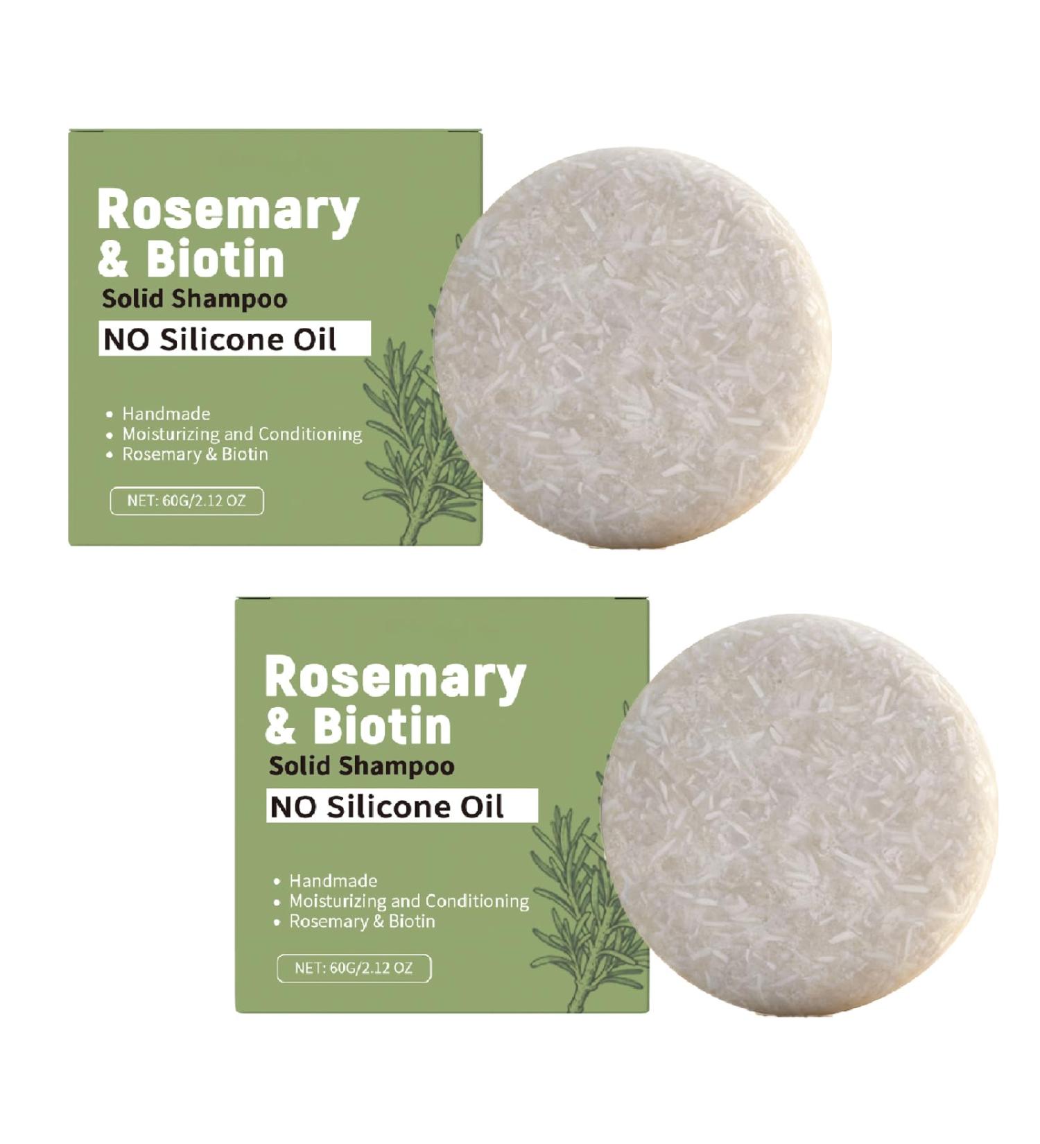  Hengxuan Natural Rosemary Shampoo Bar - Solid Shampoo with Biotin for Hair Growth and Strengthening Deep Cleansing and Moisturizing for All Hair Types Free from - Buy Online on GoSupps.com
