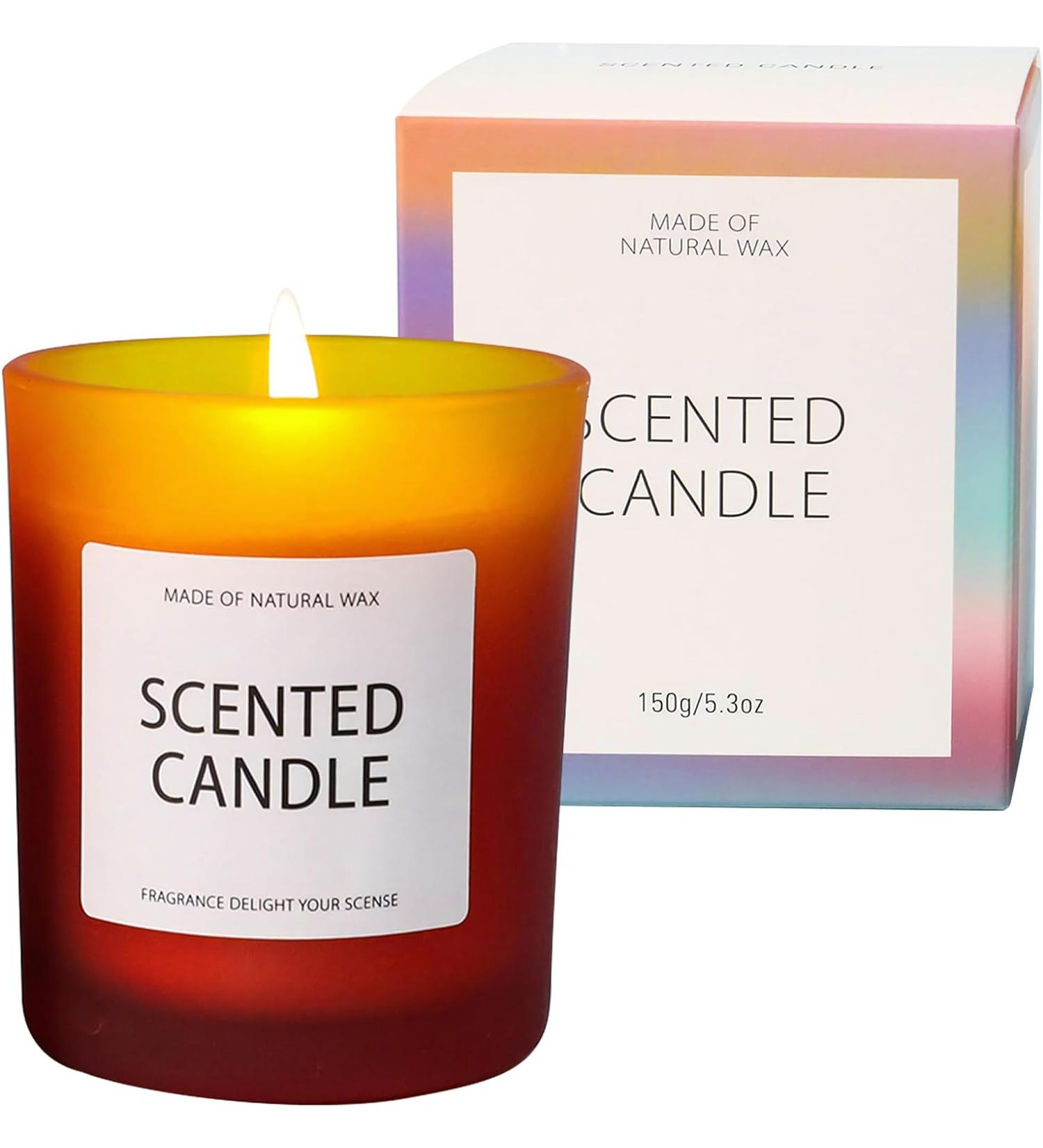 Scented Candles Gifts for Women | Natural Soy Wax Rose Aromatherapy Candles for Home | Perfect for Valentine's Birthdays & Mother s Day - Buy Online on GoSupps.com