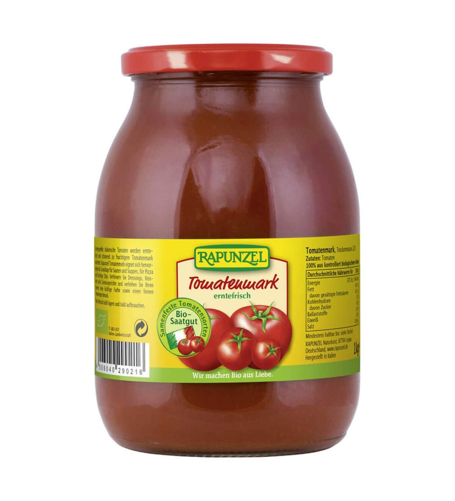 Rapunzel - tomato paste 22% dry matter - 1 kg - Pack of 6