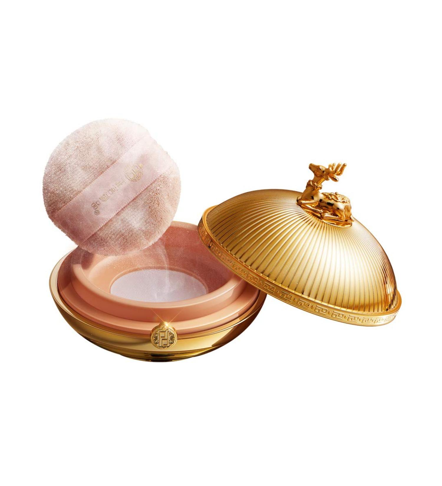 ZEESEA Palace Identity Reindeer Loose Powder - Long-lasting Waterproof Sweat-proof Makeup Setting Powder (01 Jade Translucent) - Buy Online on GoSupps.com