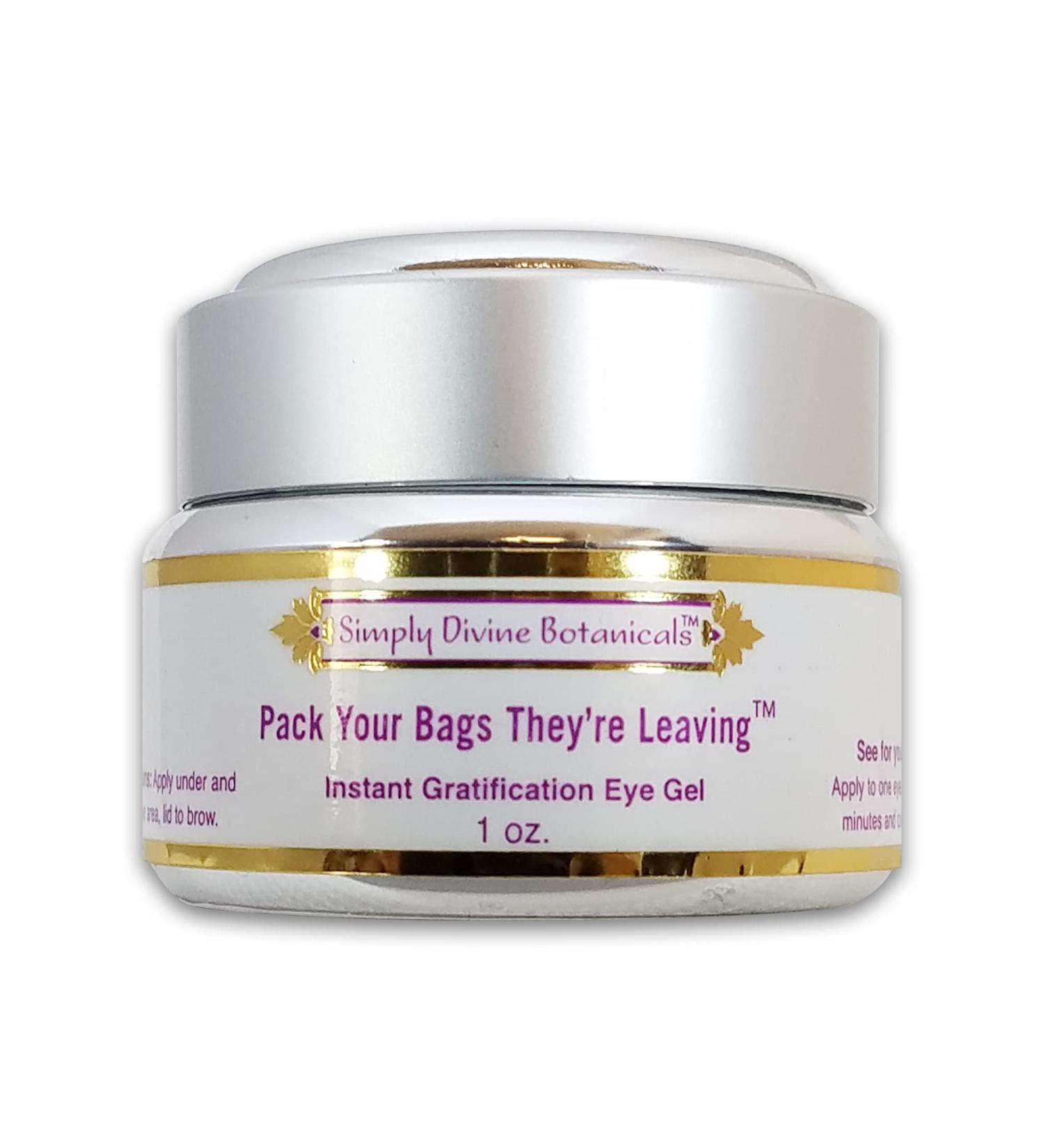 Simply Divine Botanicals Pack Your Bags They're Leaving Eye Gel