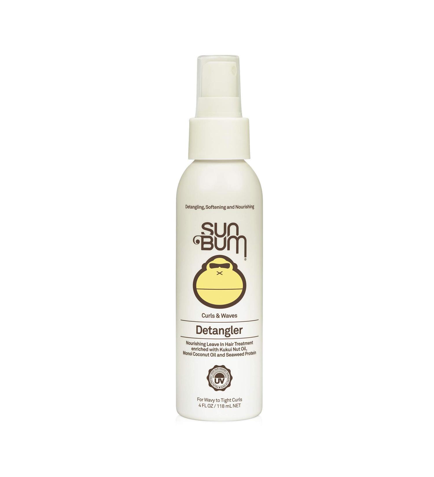 Sun Bum Curls & Waves Detangler 4 oz - Vegan & Cruelty-Free Moisturizing Treatment - Buy Online on GoSupps.com